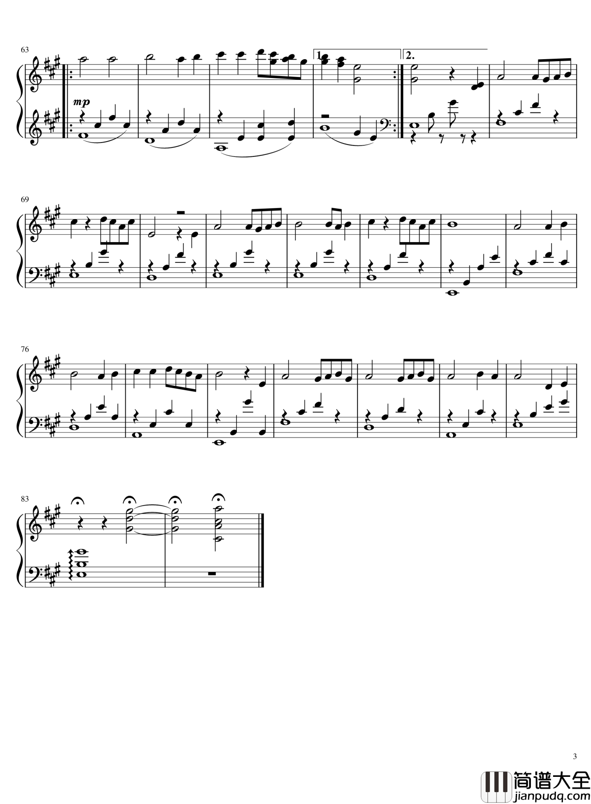 天使的垂憐钢琴谱_judyc292