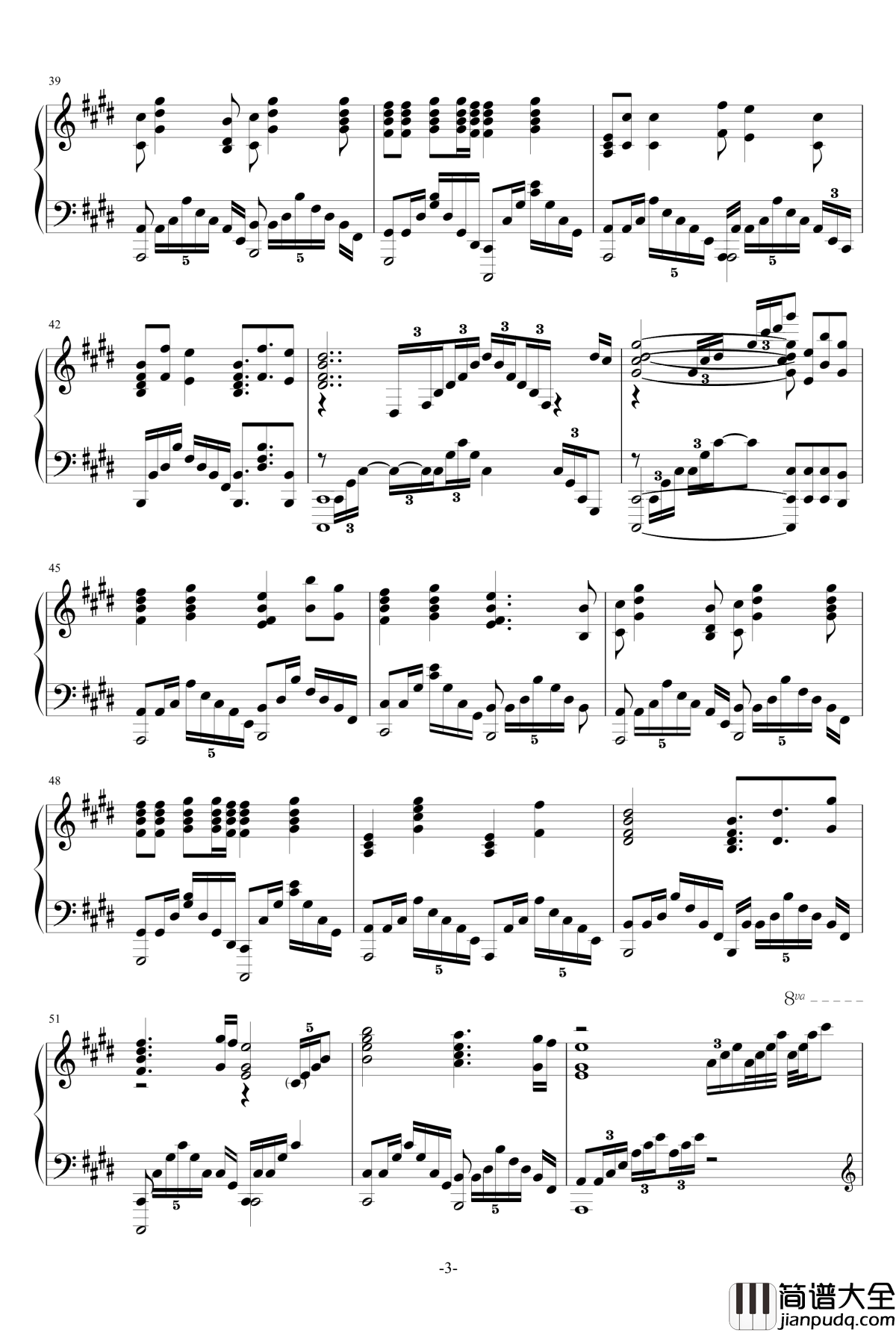 ED___STYX_HELIXTheishter版本钢琴谱_basertyu_Re：从零开始的异世界生活