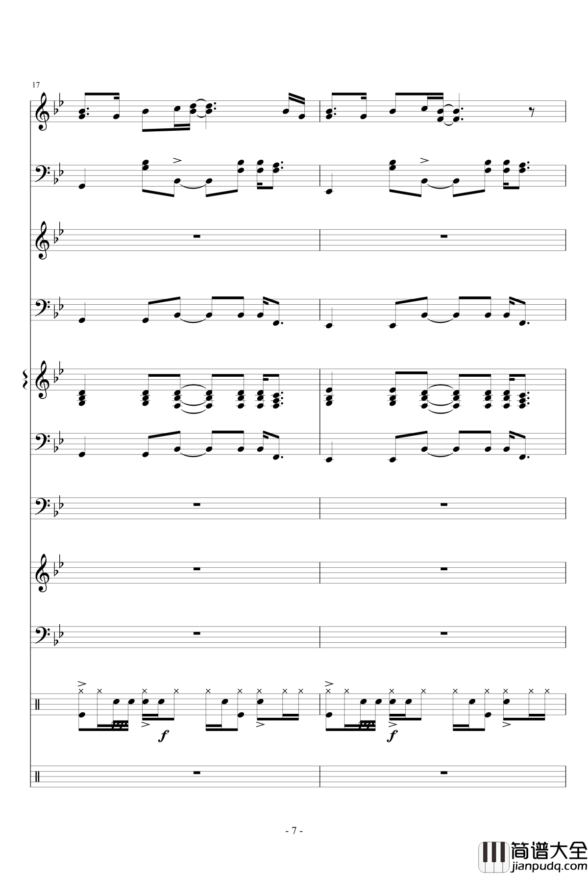 See_You_Again钢琴谱_乐队总谱_中央车站