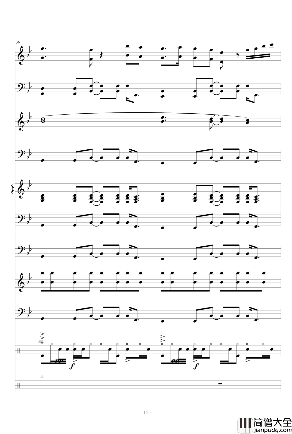 See_You_Again钢琴谱_乐队总谱_中央车站