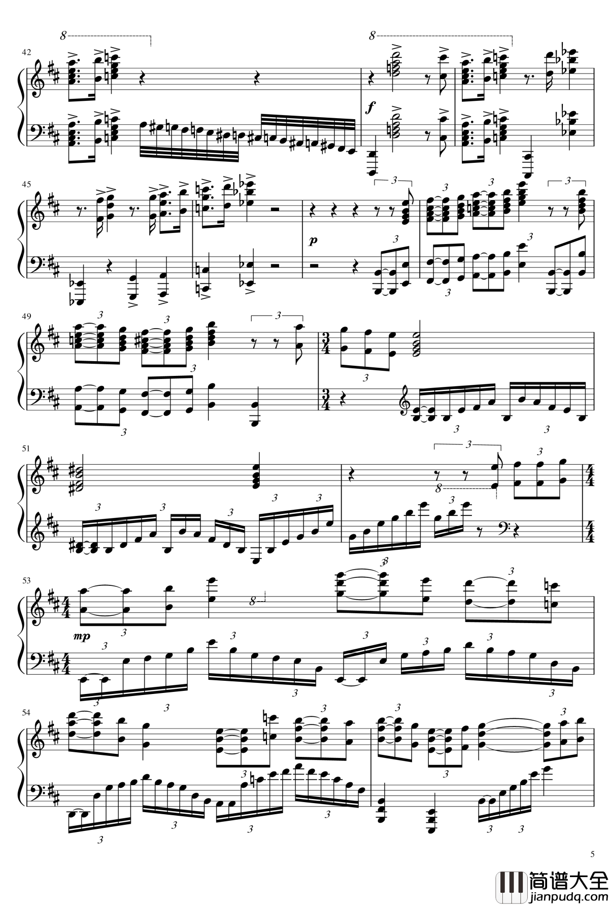 Legend_of_the_Glass_Mountain钢琴谱_马克西姆_Maksim·Mrvica