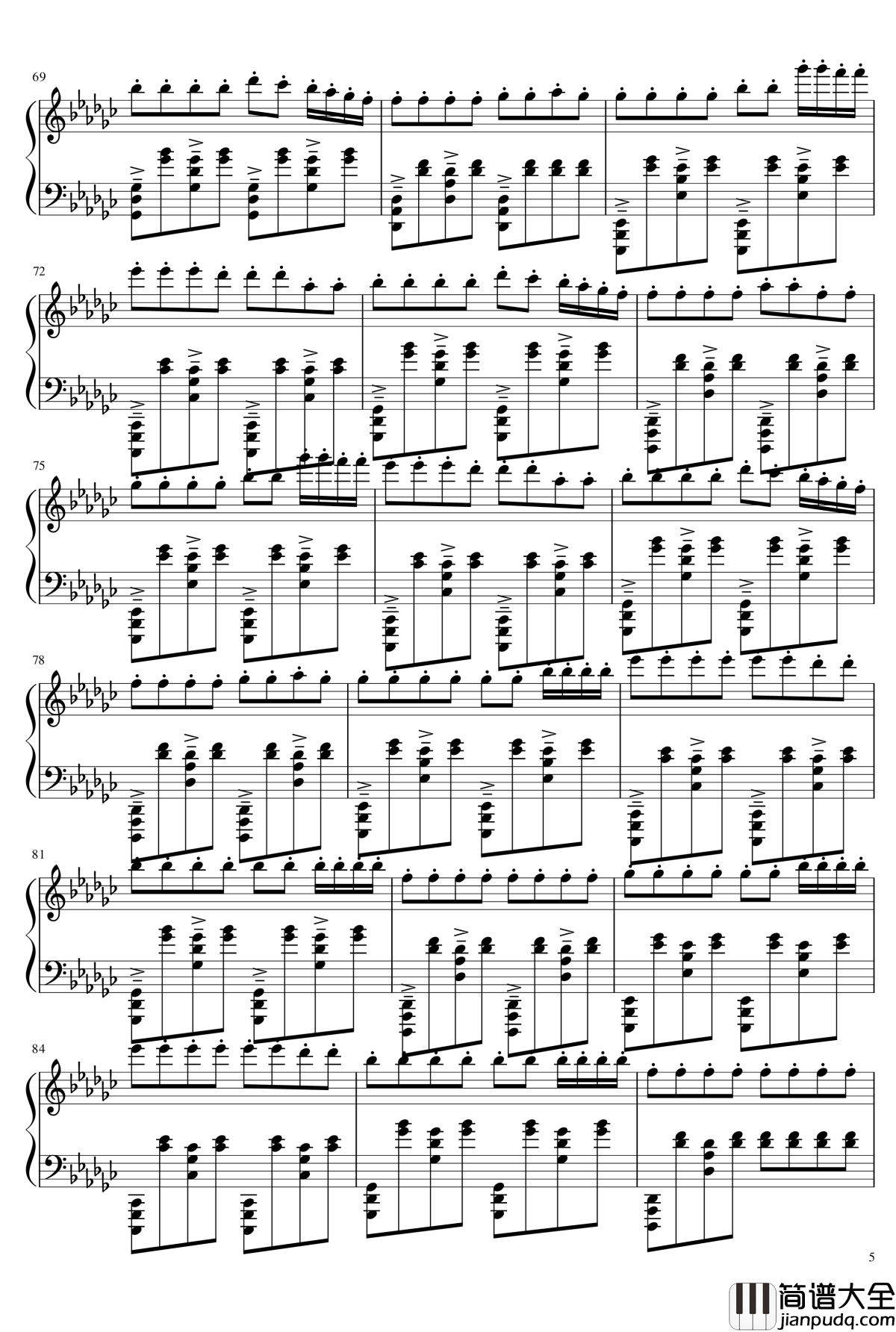 Fede钢琴谱_Alan_Walker