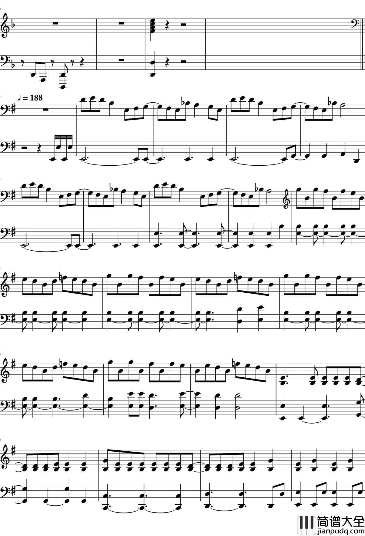 在下坂本，有何贵干OP钢琴谱_在下坂本，有何贵干