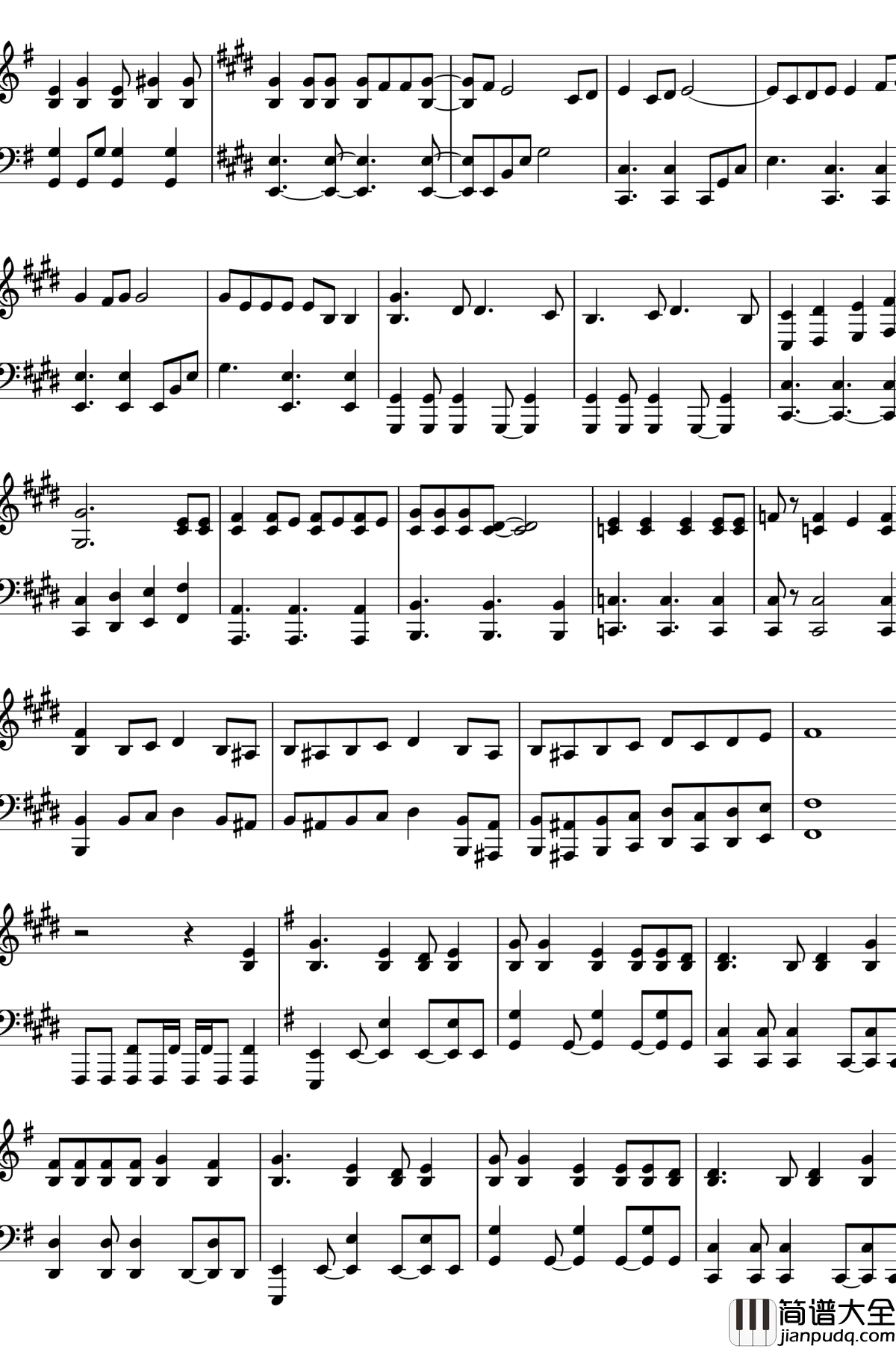 在下坂本，有何贵干OP钢琴谱_在下坂本，有何贵干