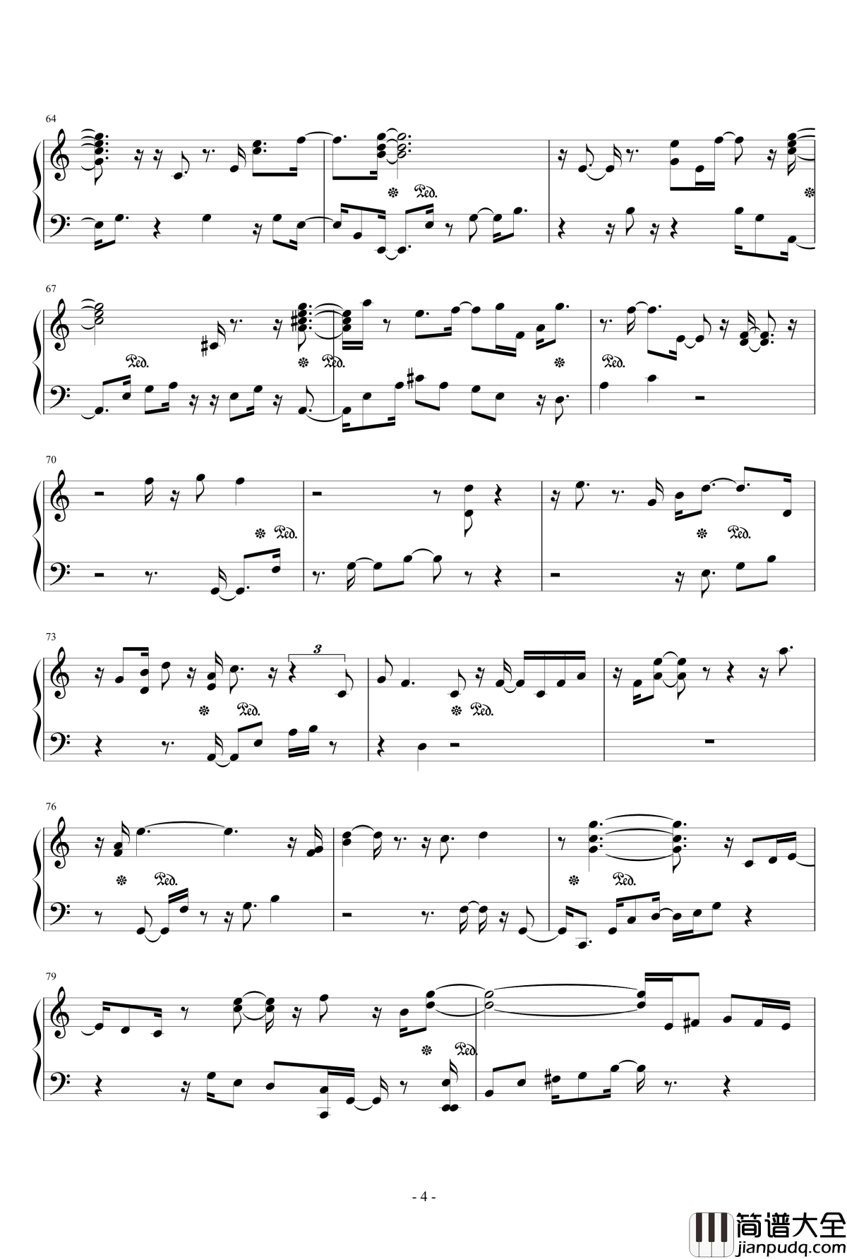 樱之华钢琴谱_花落人殇