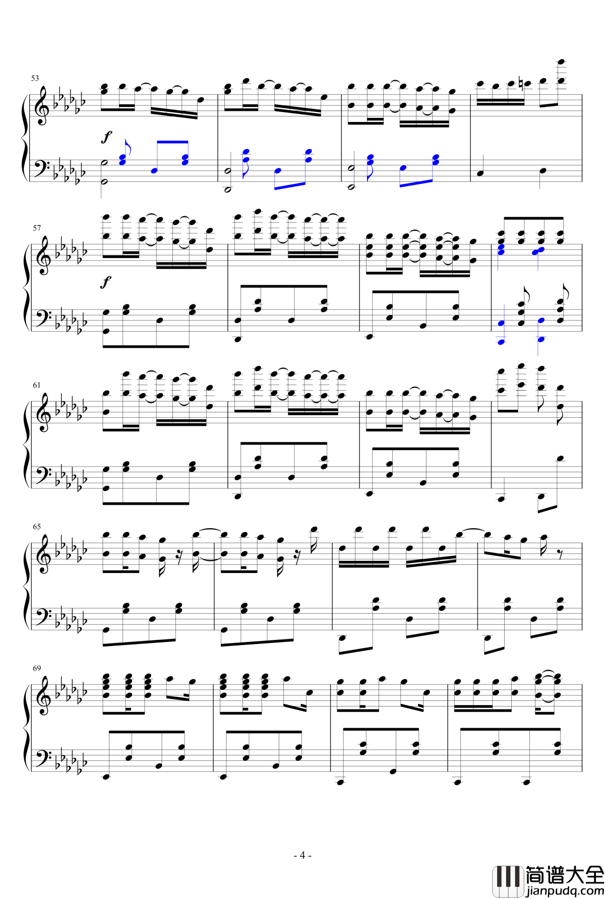 送你的小熊呢钢琴谱_lixiang'spiano