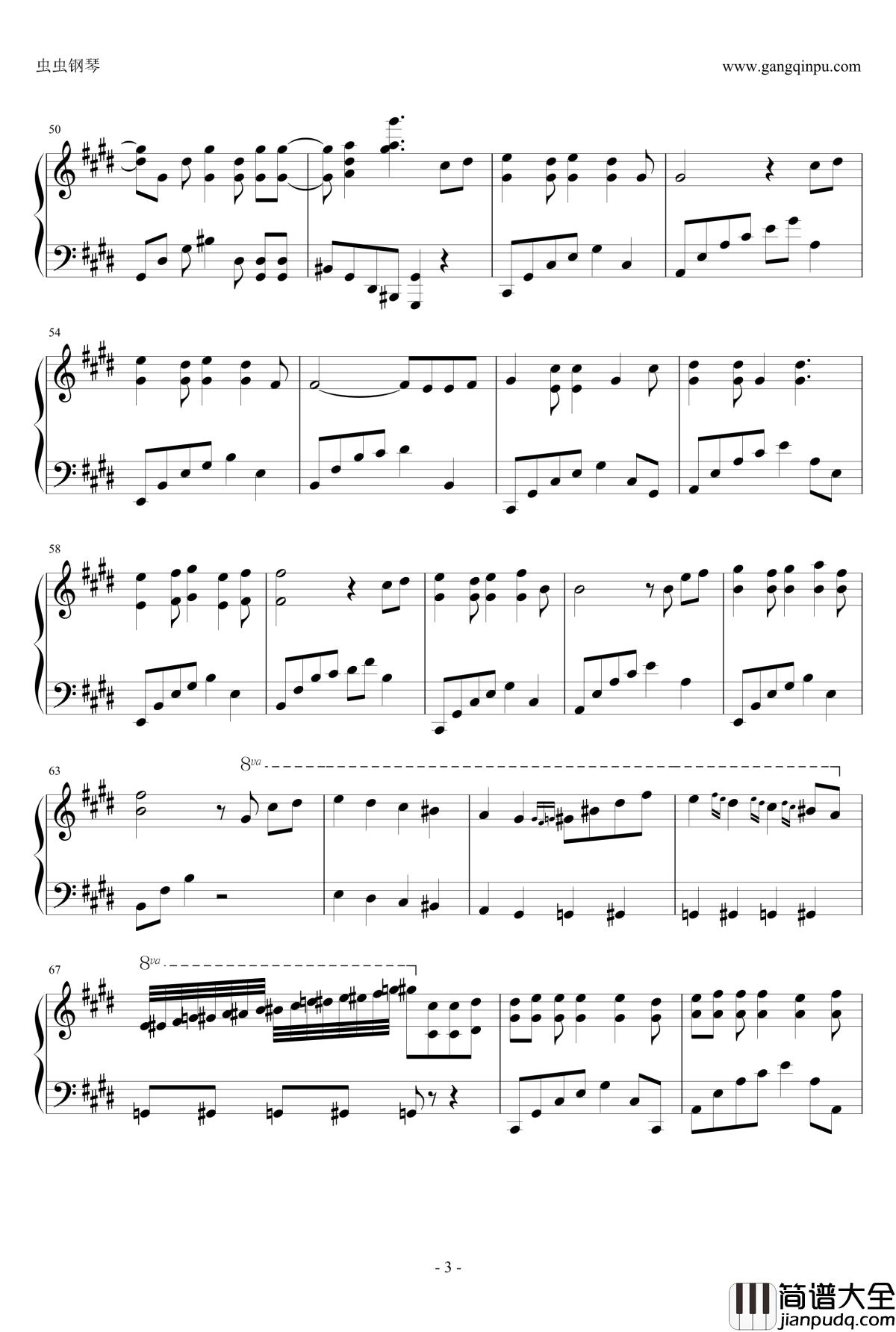 王者降临钢琴谱_pianoboy