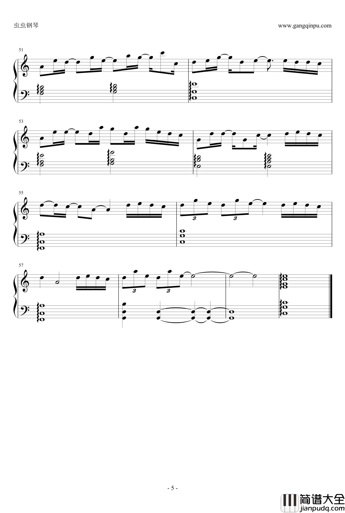 玫瑰不语钢琴谱_零無。