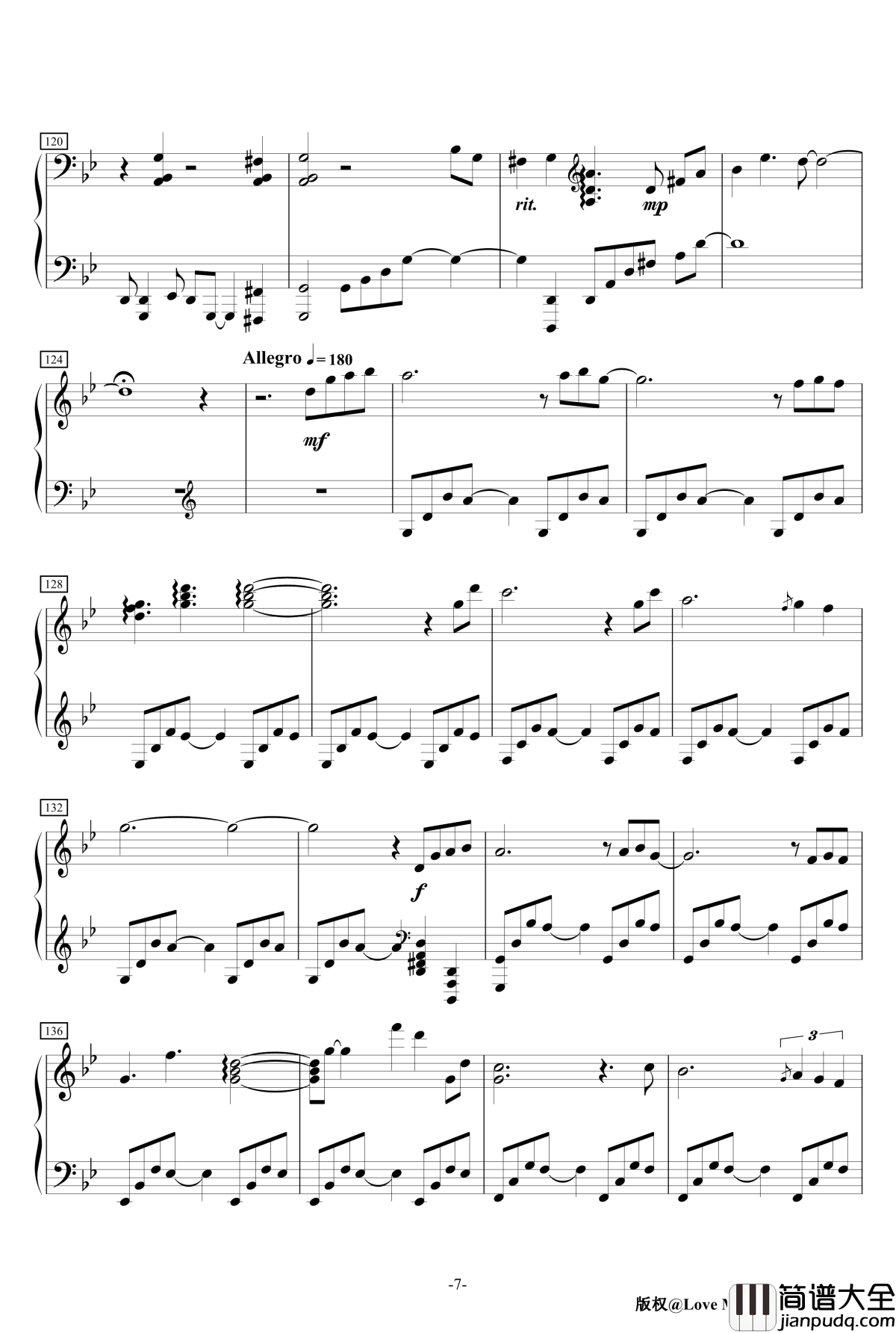 Hera钢琴谱_触手猴