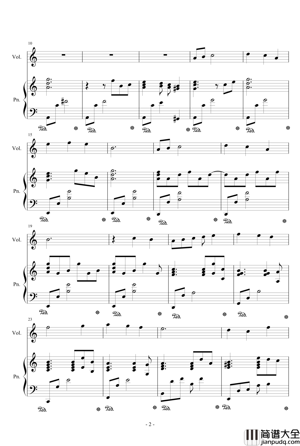 夜无尽钢琴谱_电灯泡