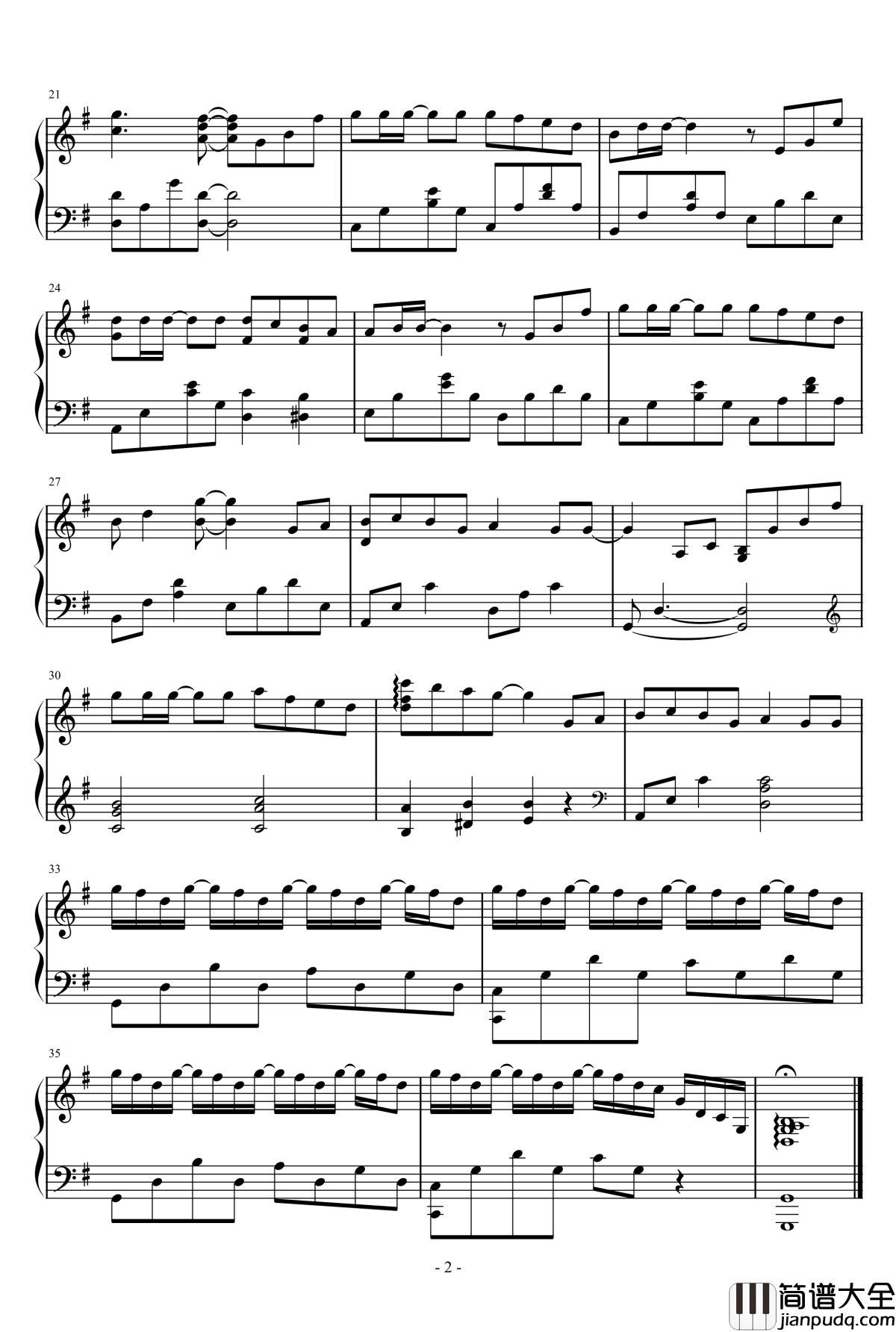 一点点钢琴谱_鸠玖独奏版_周杰伦