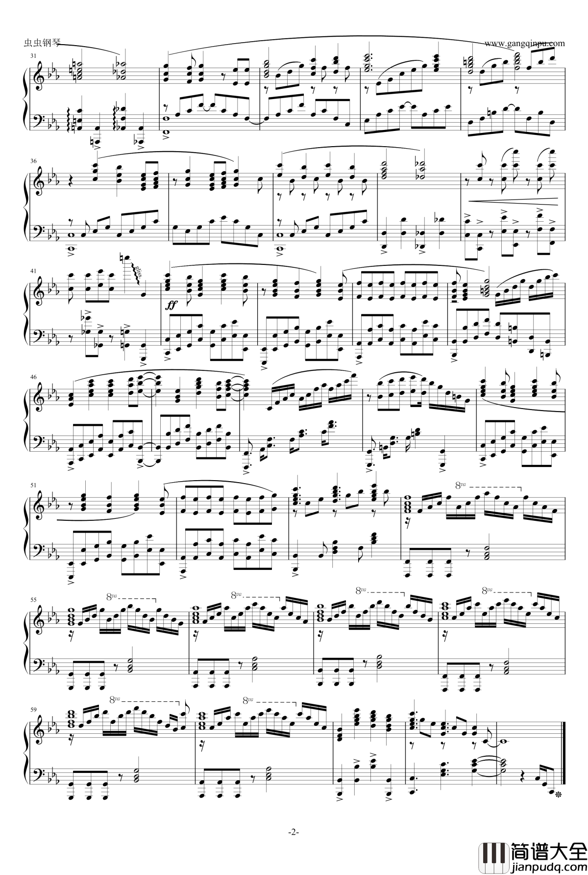 Redo_OP钢琴谱_Re:从零开始的异世界生活