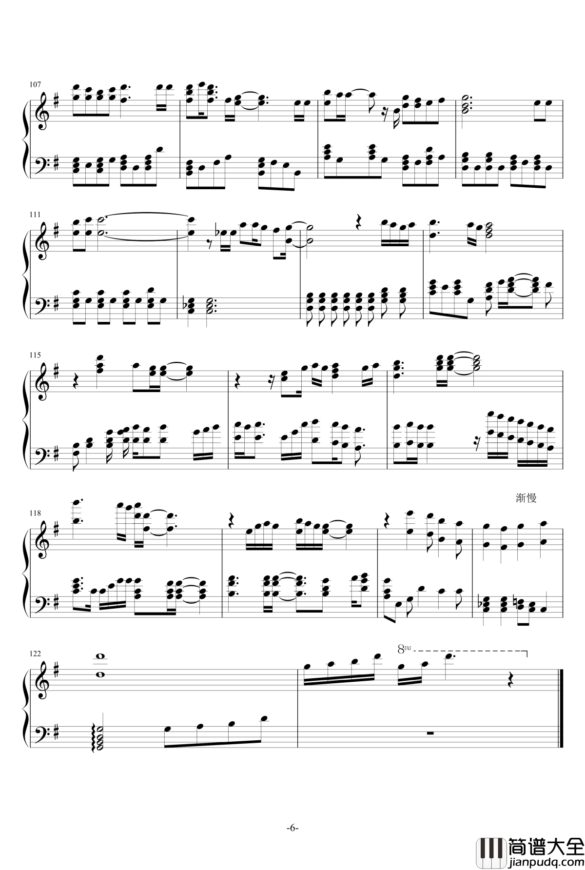 Orange钢琴谱_四月是你的谎言