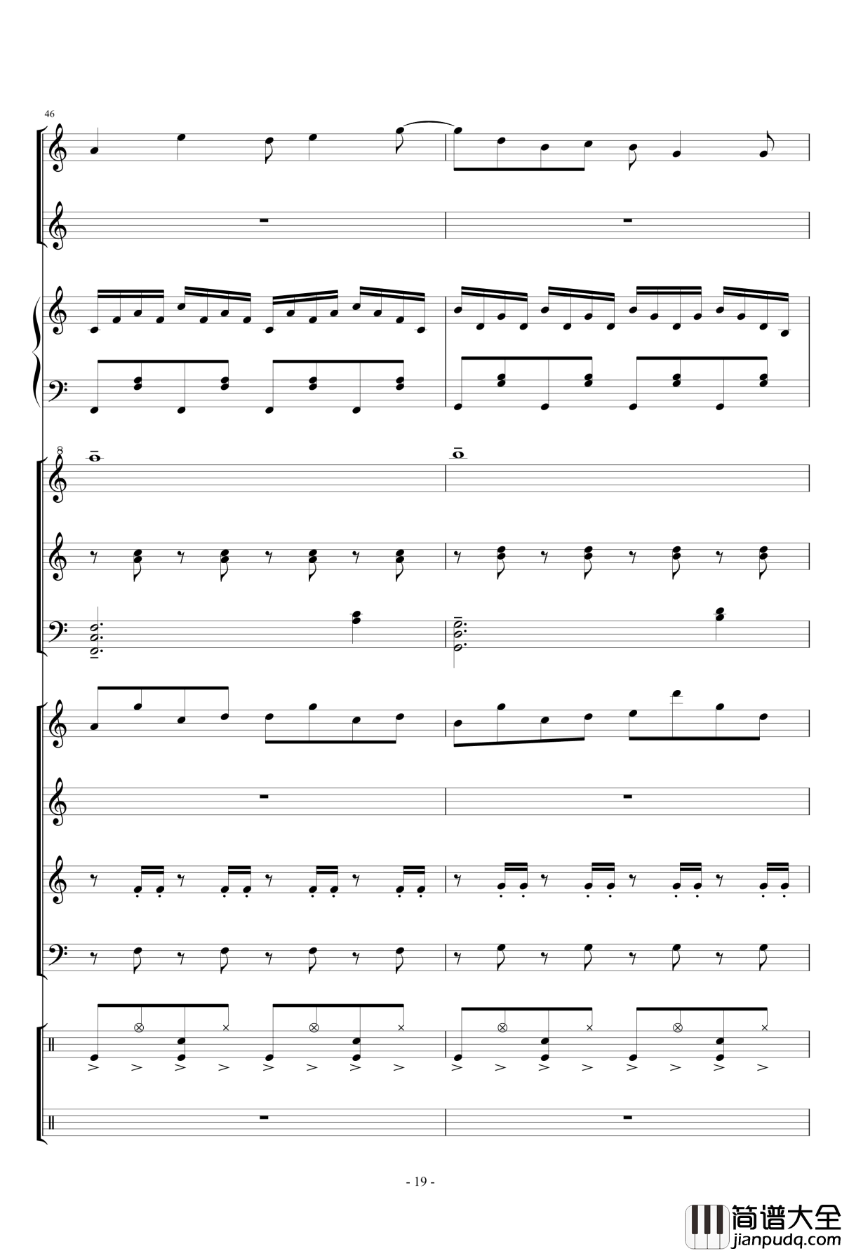 幻想世界之音1_lujianxiang555_钢琴谱