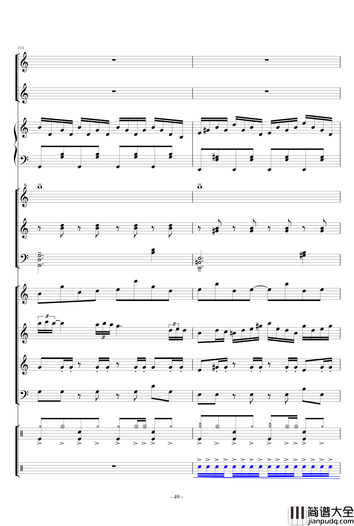 幻想世界之音1_lujianxiang555_钢琴谱