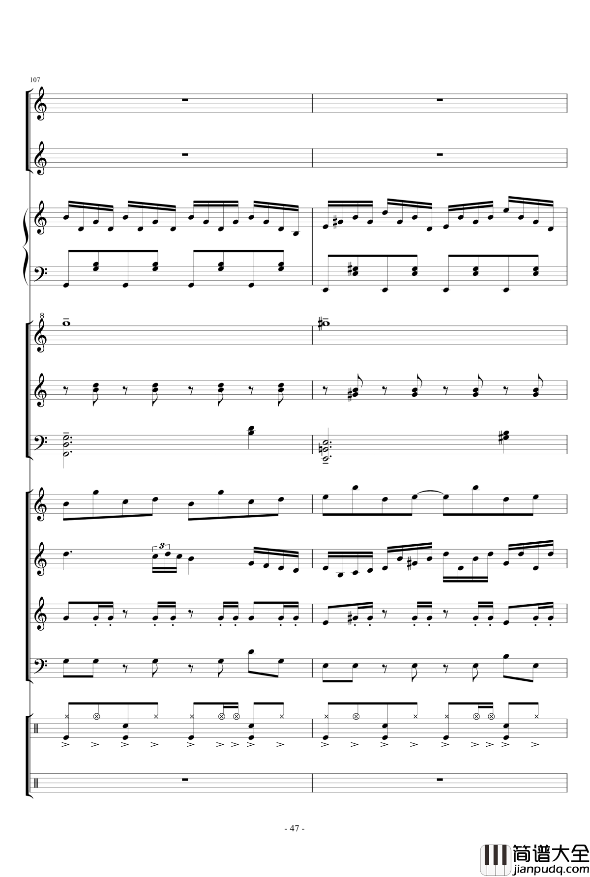 幻想世界之音1_lujianxiang555_钢琴谱