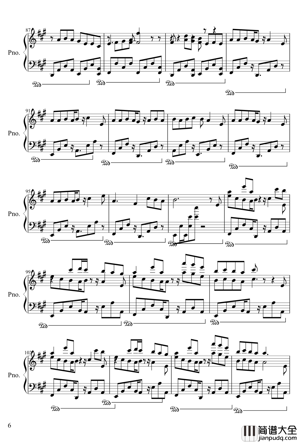 戀率方程式钢琴谱_初音_初音未來