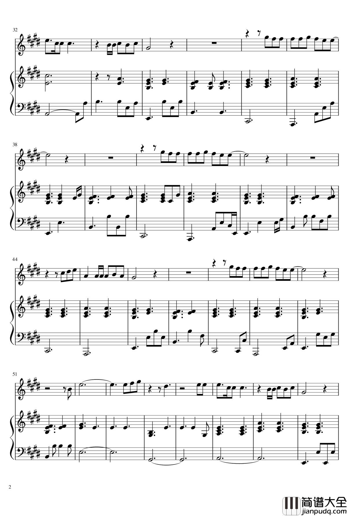 Say_Something钢琴谱_Tiffany_Alvord