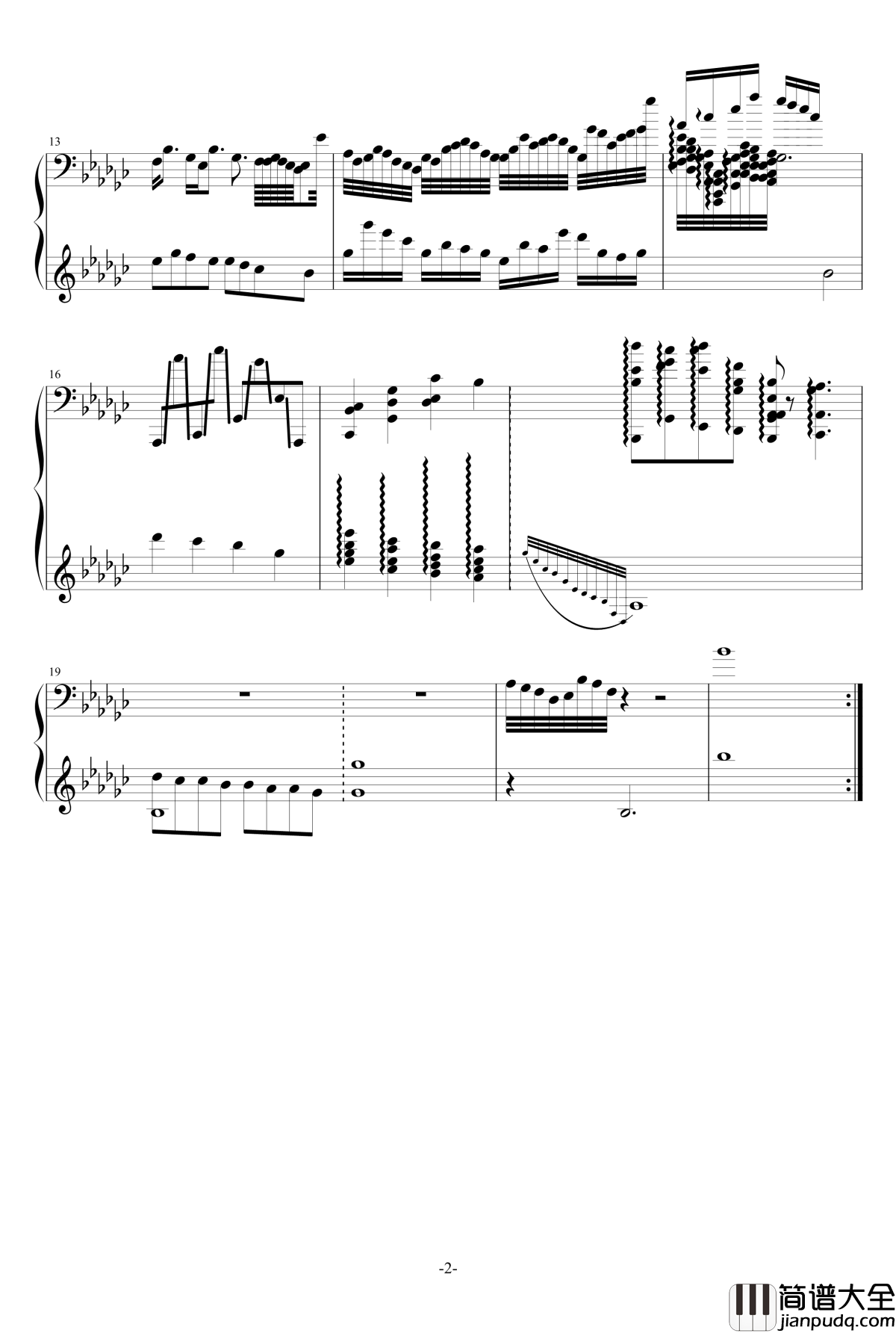 练习曲钢琴谱_anotherstreet