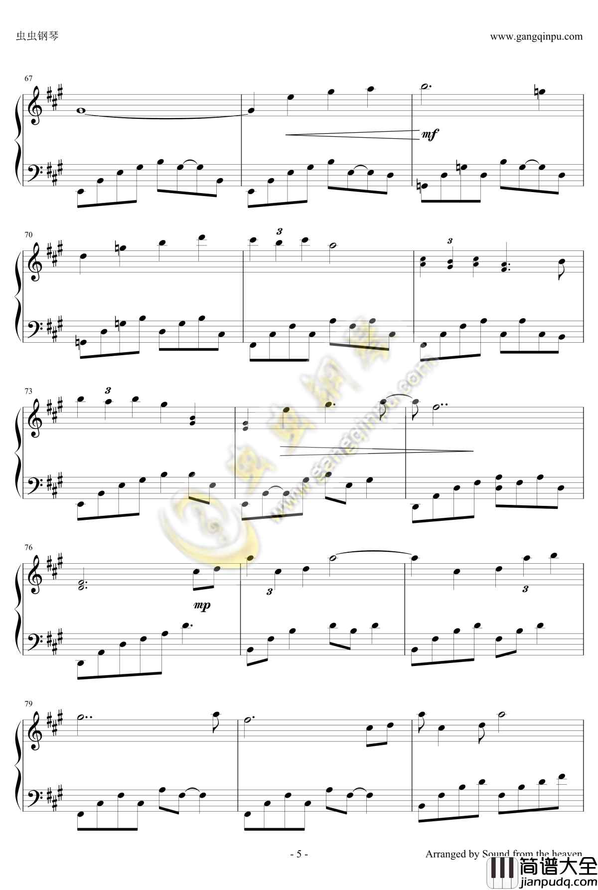 A_Gentle_Whisper钢琴谱_Kevin_Kern