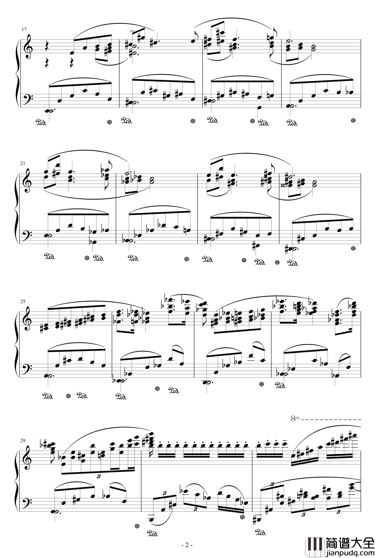 如歌的小行板钢琴谱_流行追梦人