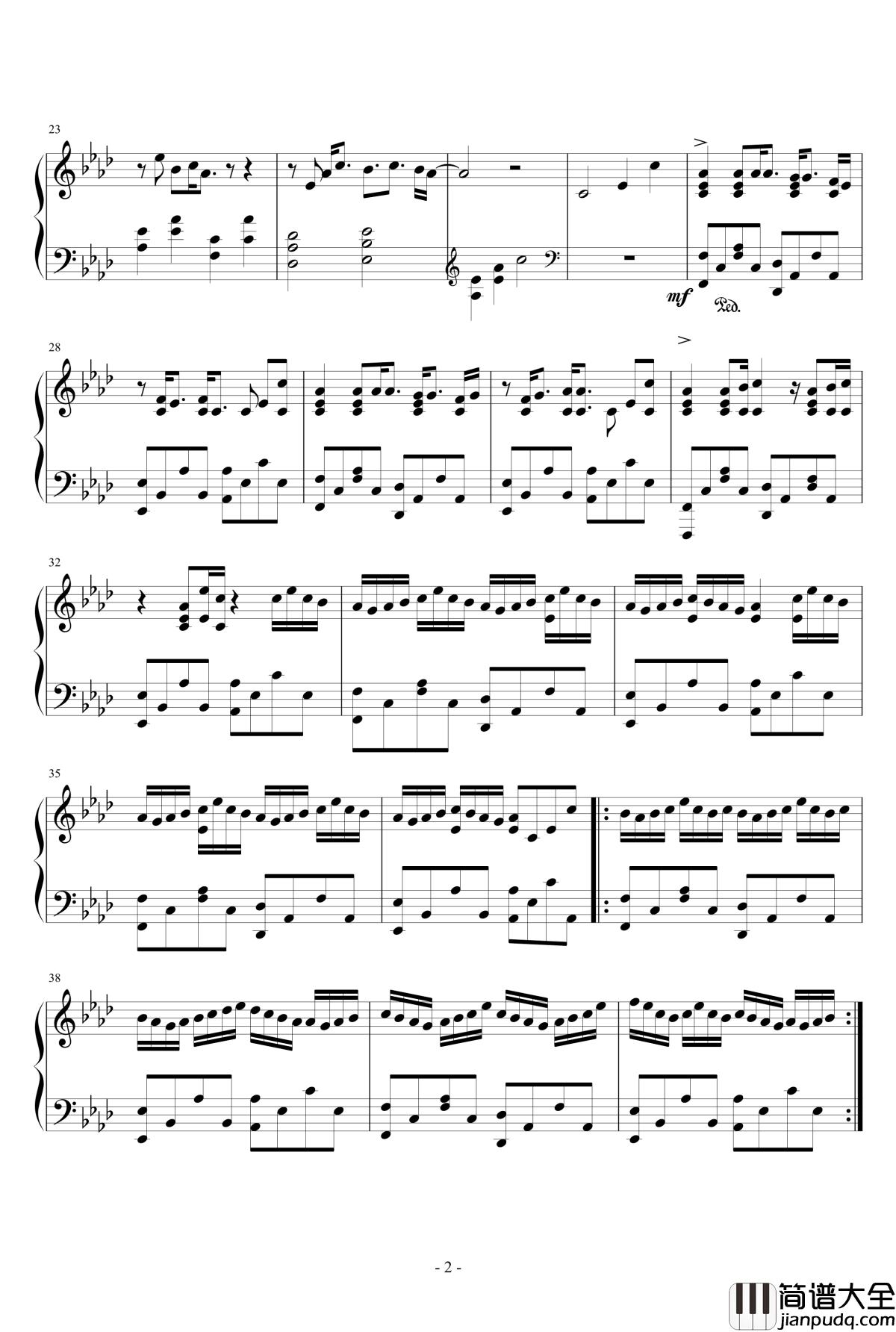 Memory_in_thirteen钢琴谱_十三般的回忆_LEF