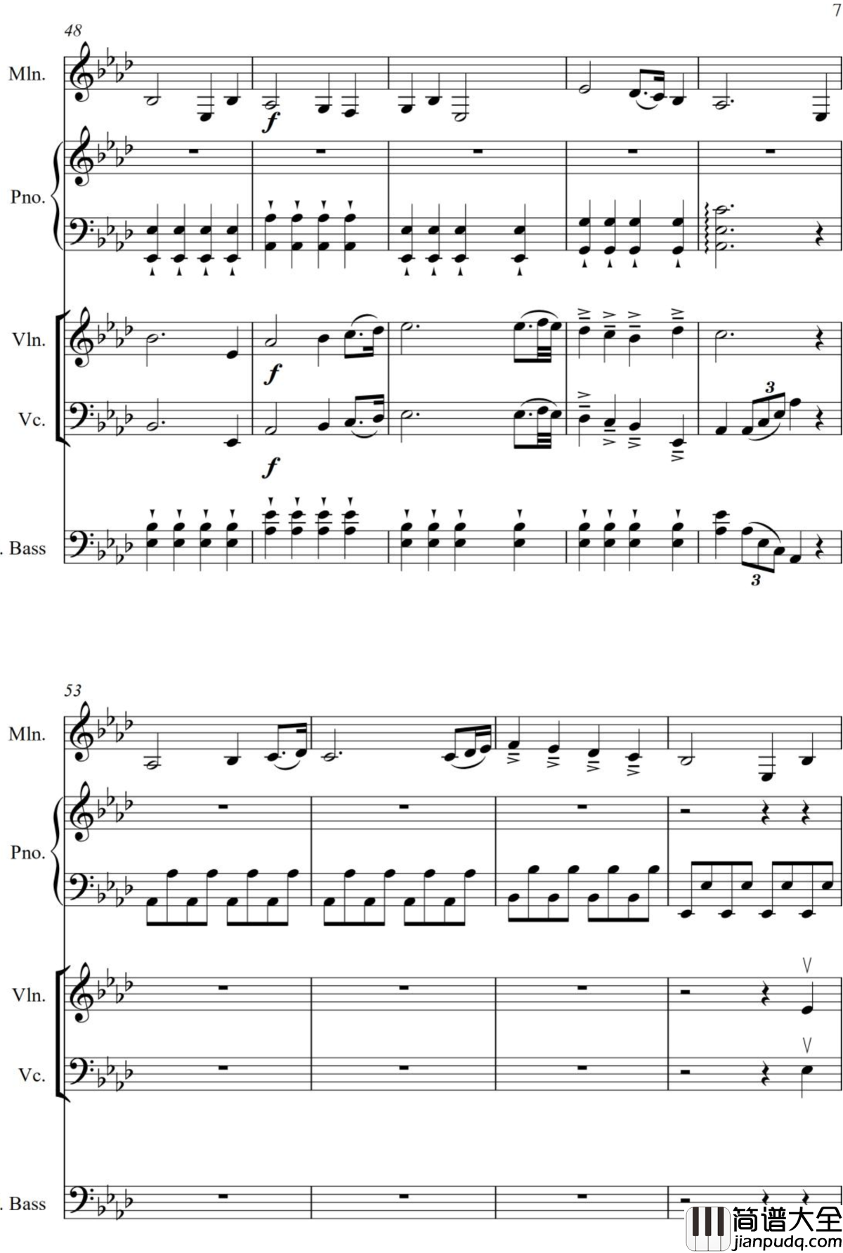 F小调进行曲钢琴谱_XcodeGhost