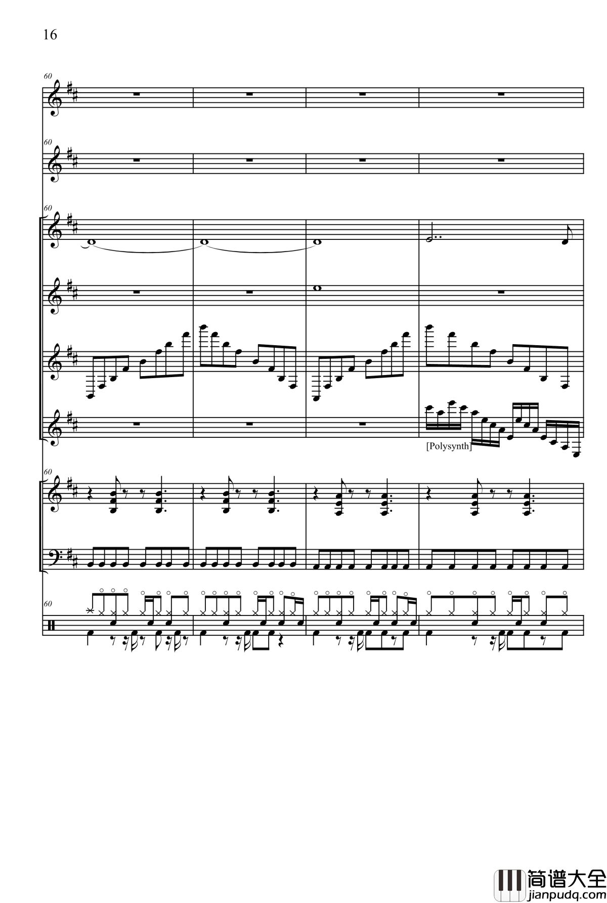 EVA_残酷な天使のテーゼ_钢琴谱_林原めぐみ