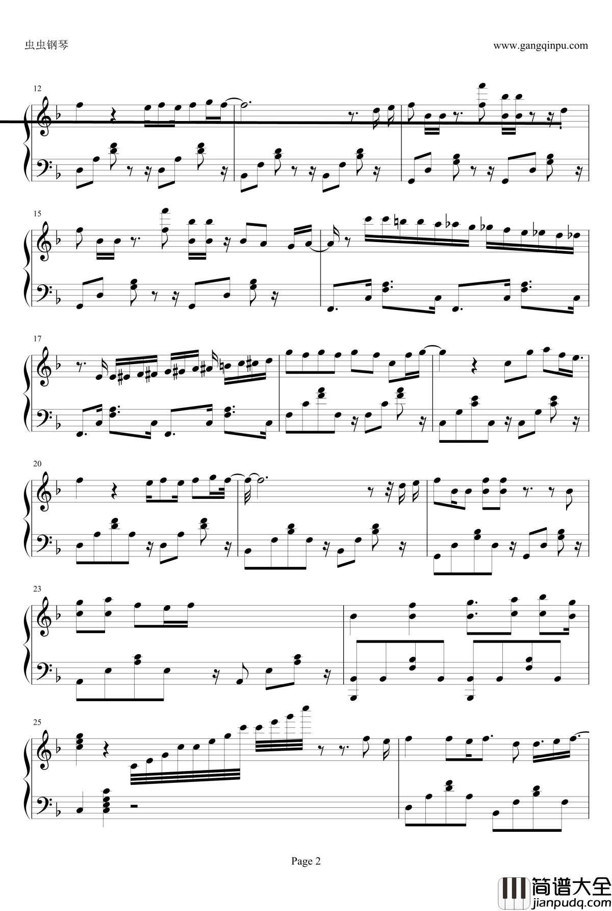 Love_Live钢琴谱_僕らのlive_君とのlife_动漫