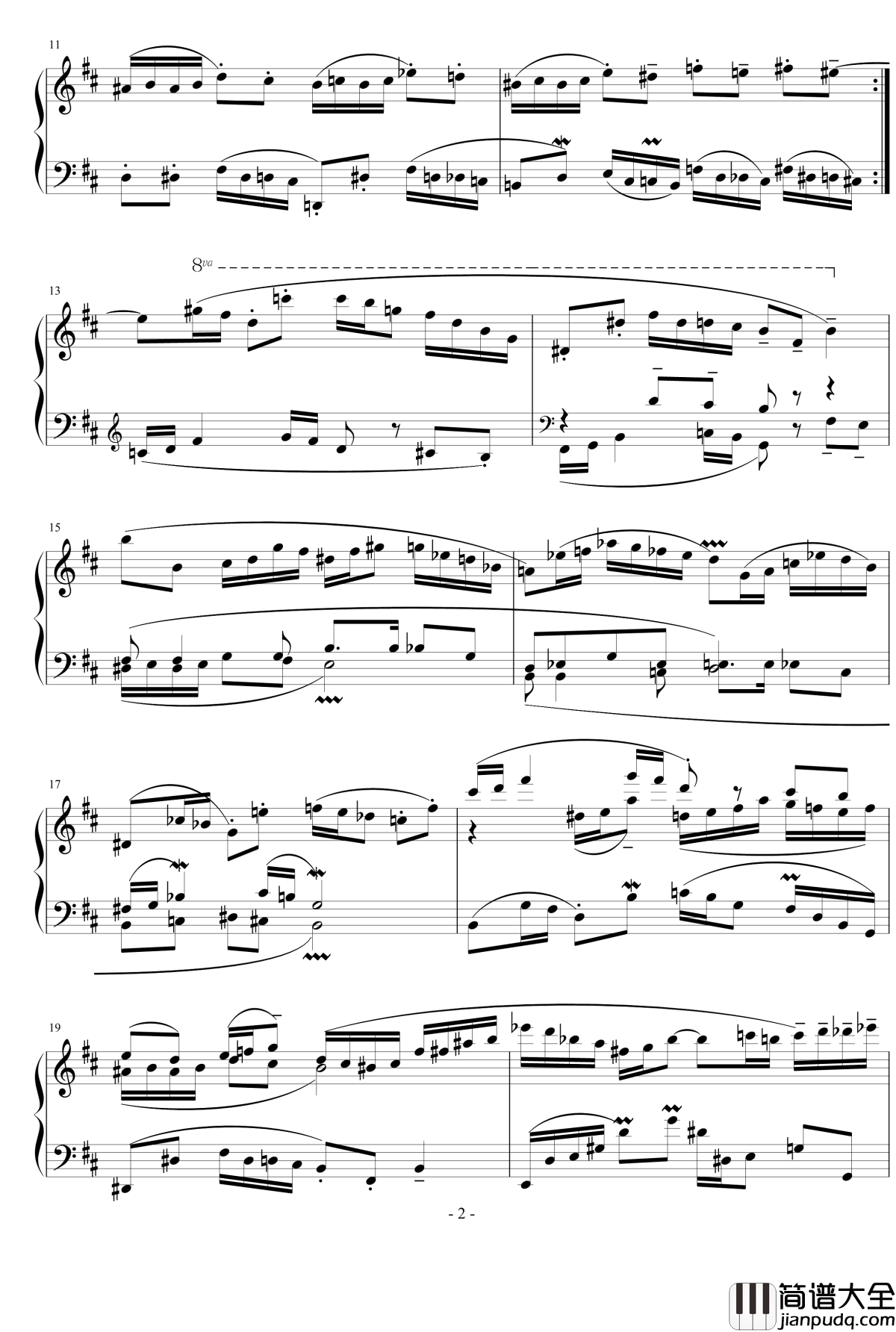 秋叶原的巴赫钢琴谱_流行追梦人