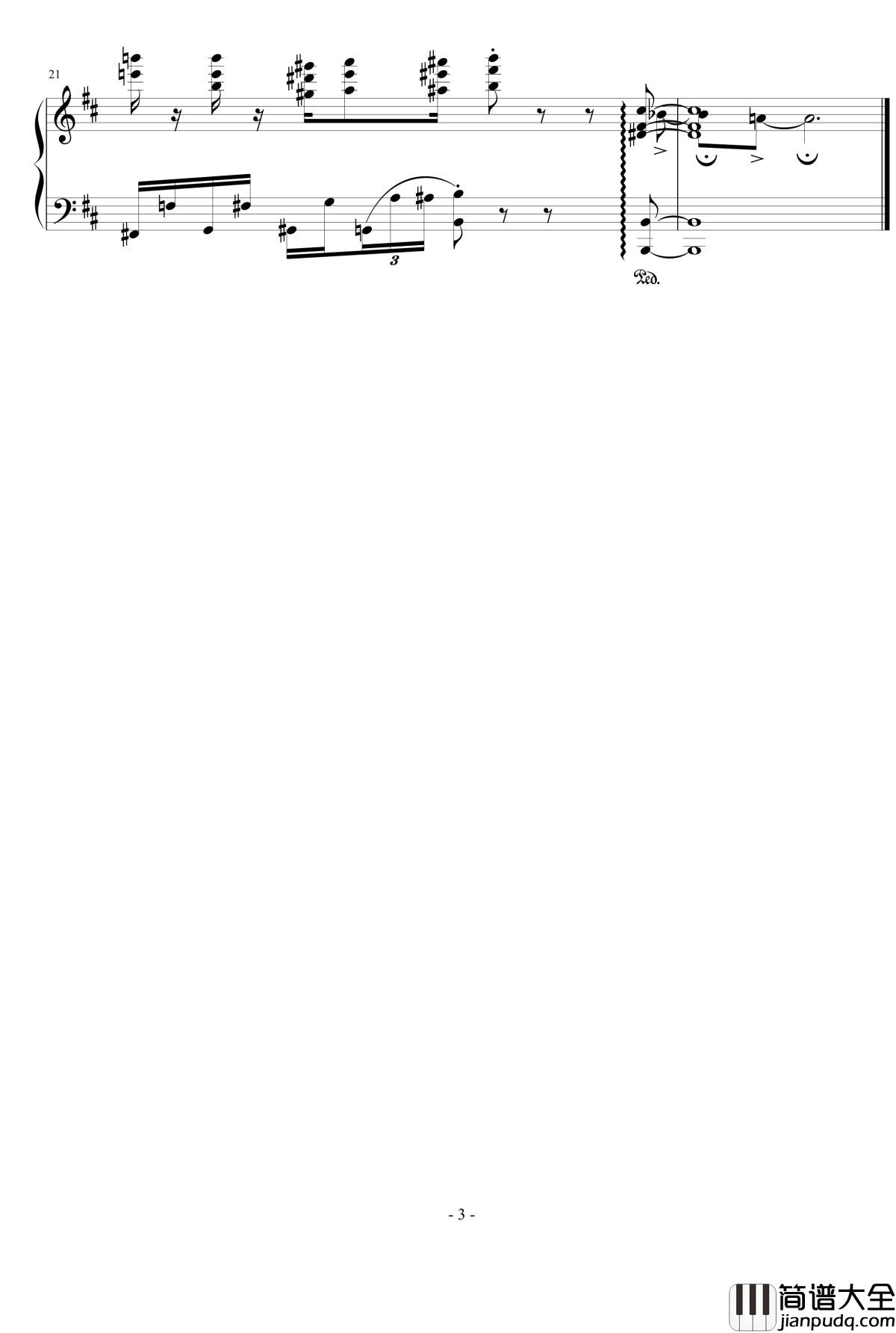 秋叶原的巴赫钢琴谱_流行追梦人