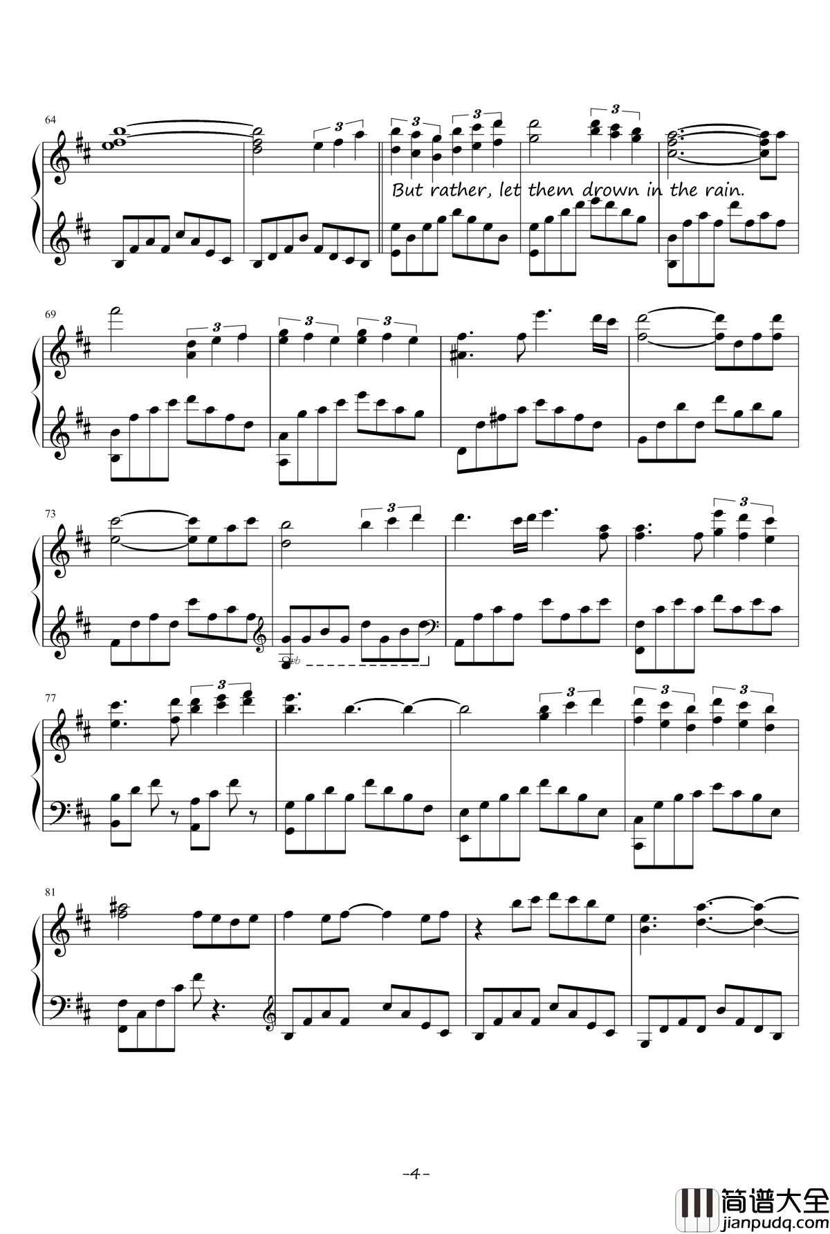 Rainy_Night钢琴谱_Ku.Klux.Klan_Luna&amp;apos;s