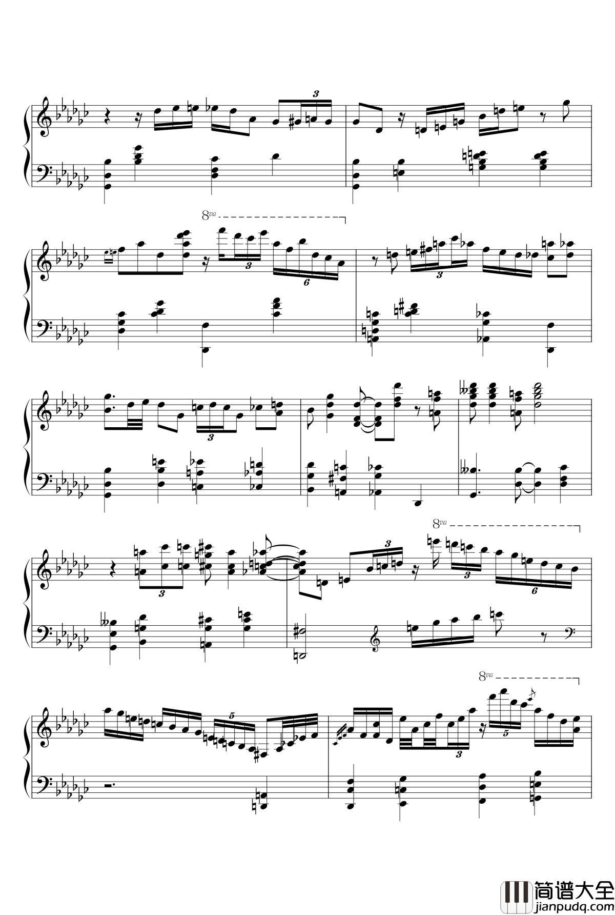 St.Louis_Blues钢琴谱_Art_Tatum