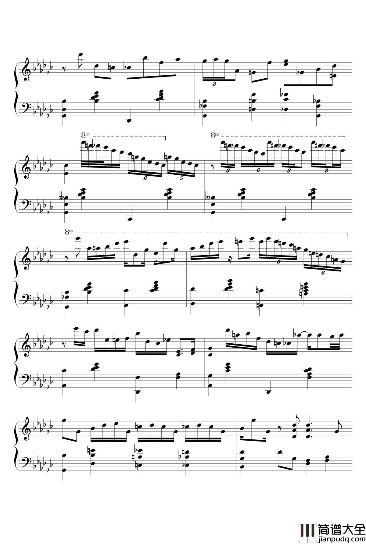 St.Louis_Blues钢琴谱_Art_Tatum