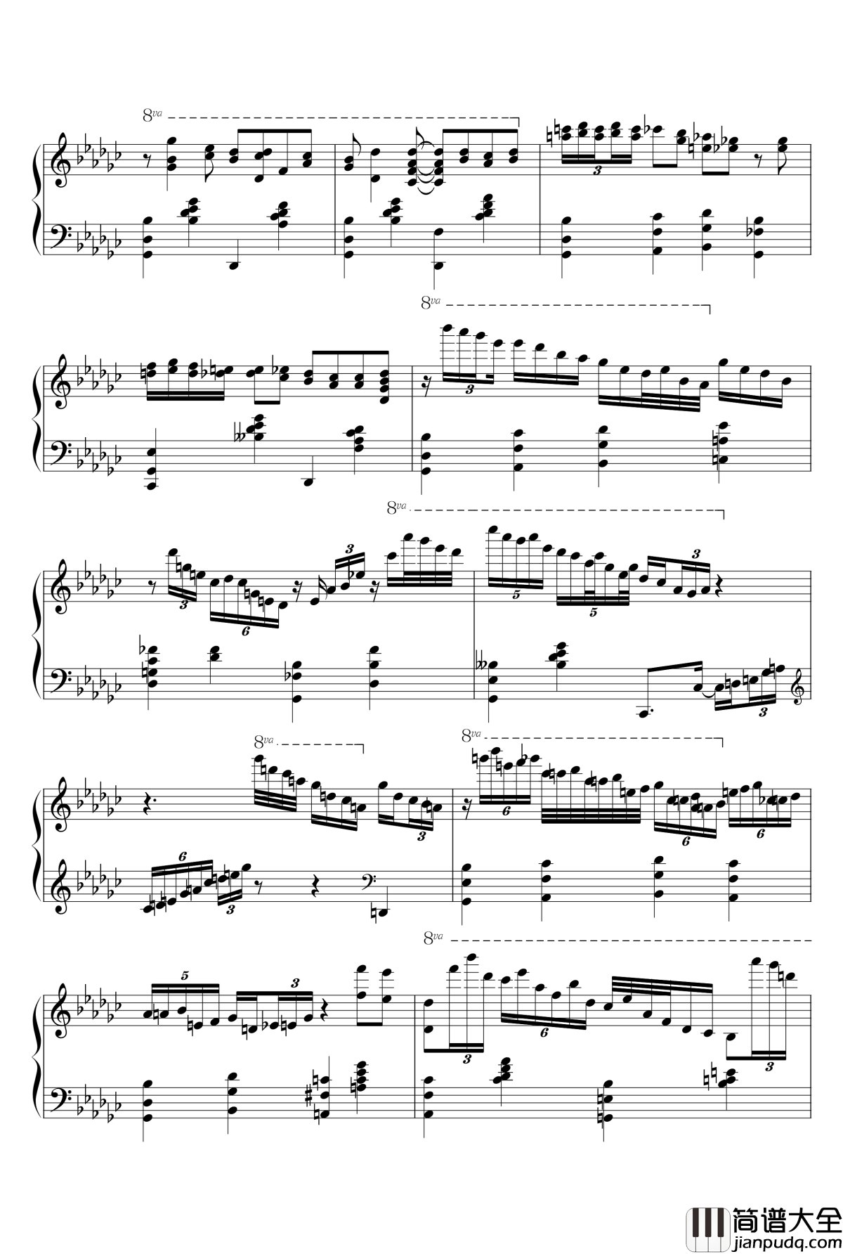 St.Louis_Blues钢琴谱_Art_Tatum