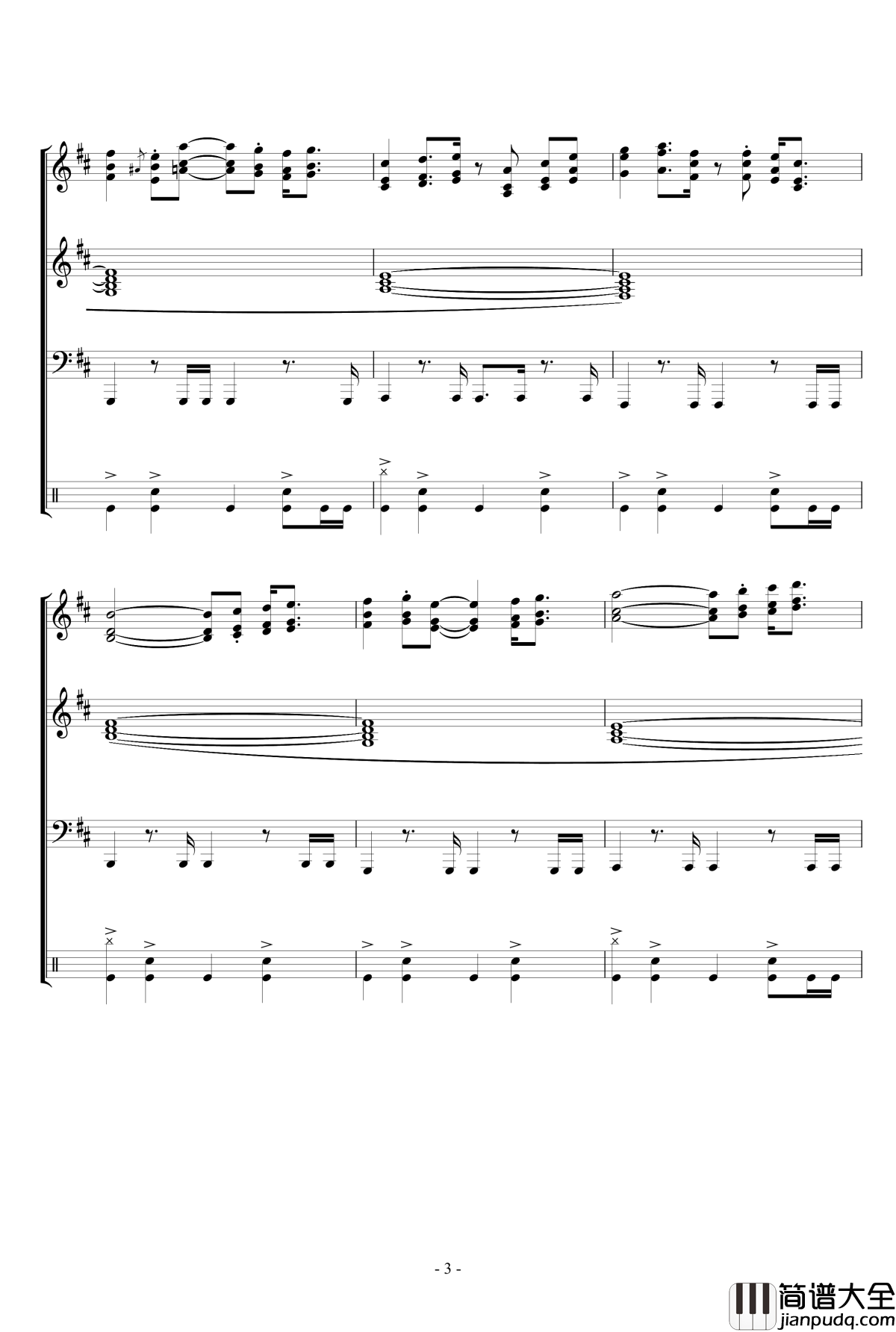 街头霸王开场钢琴谱_街霸