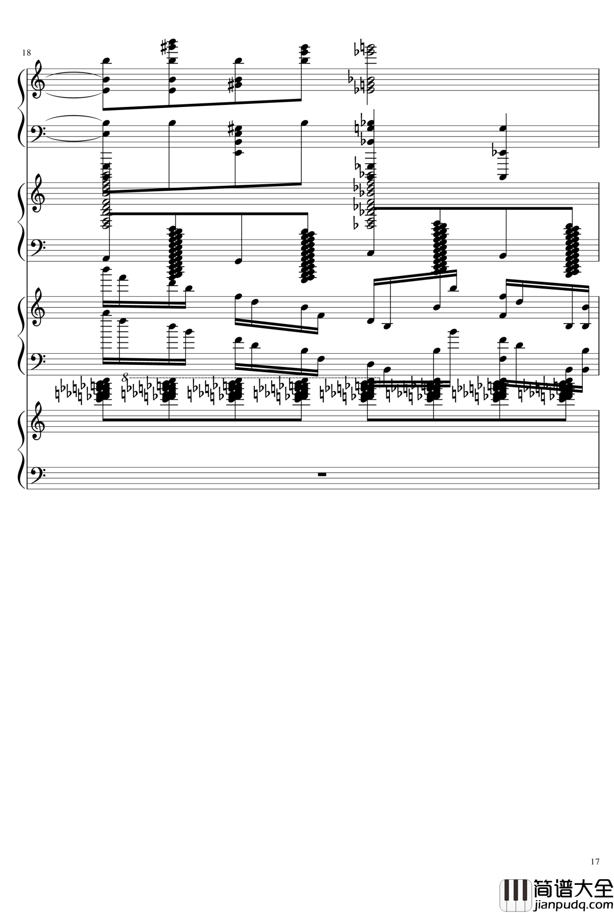 EX死亡华尔兹钢琴谱_熊哥Herobrine暴走