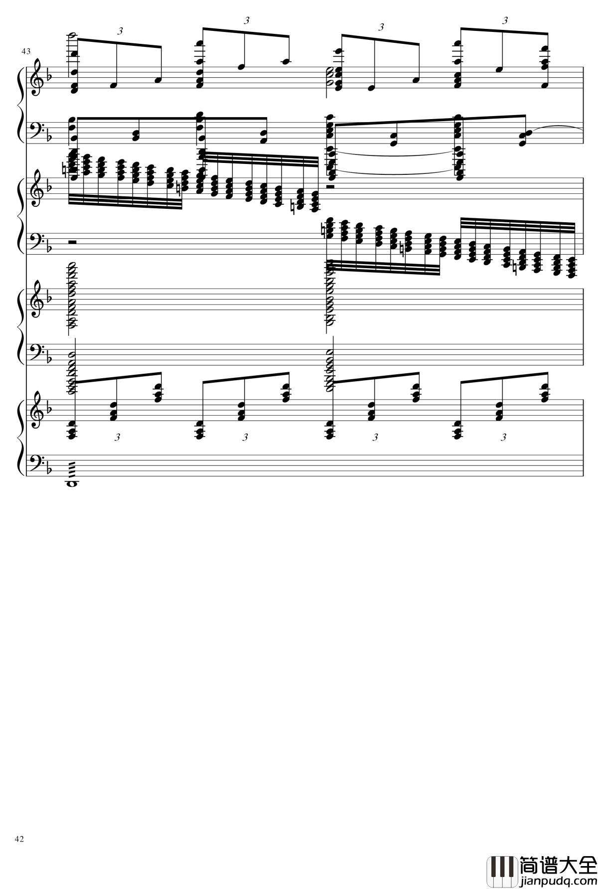 EX死亡华尔兹钢琴谱_熊哥Herobrine暴走