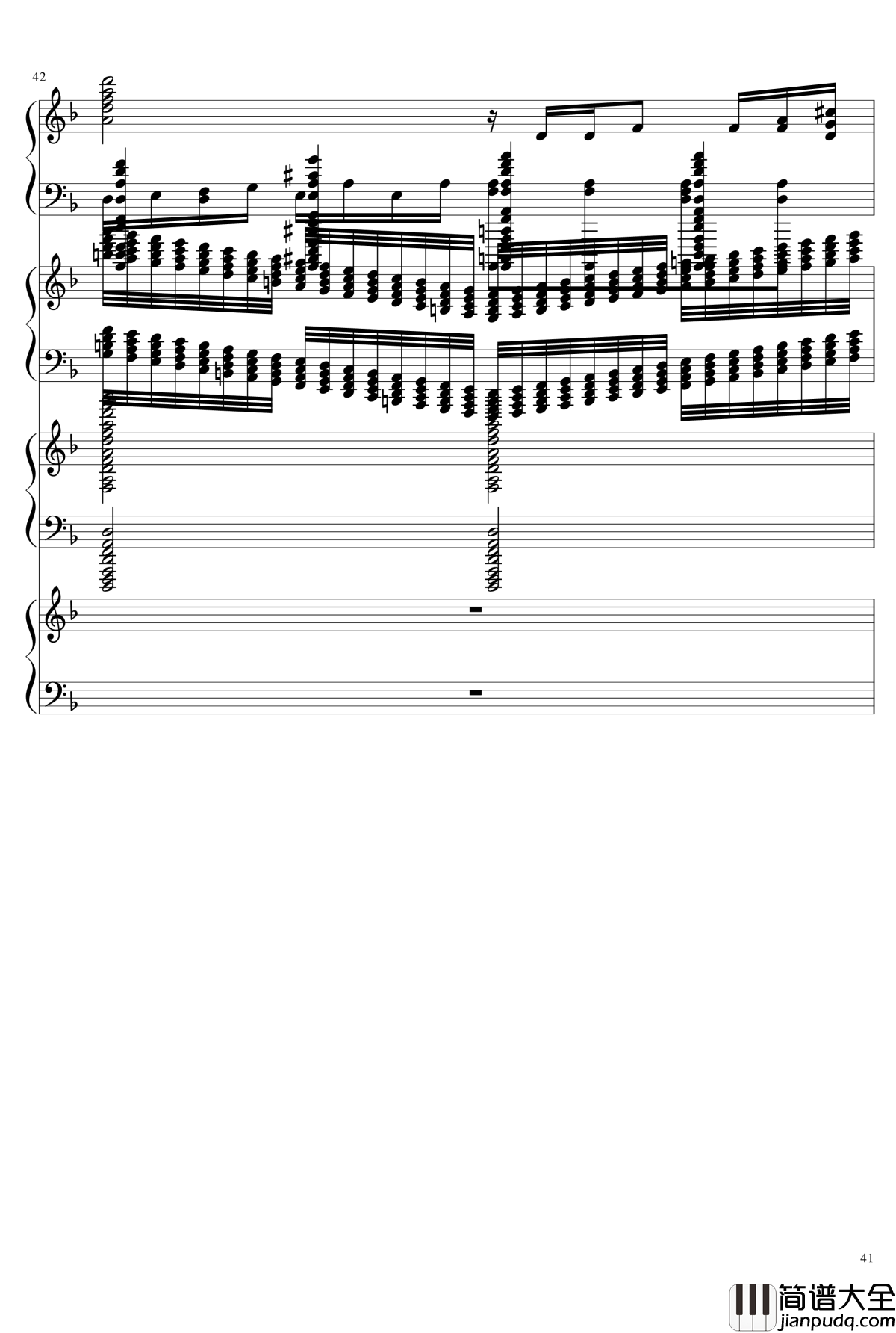 EX死亡华尔兹钢琴谱_熊哥Herobrine暴走