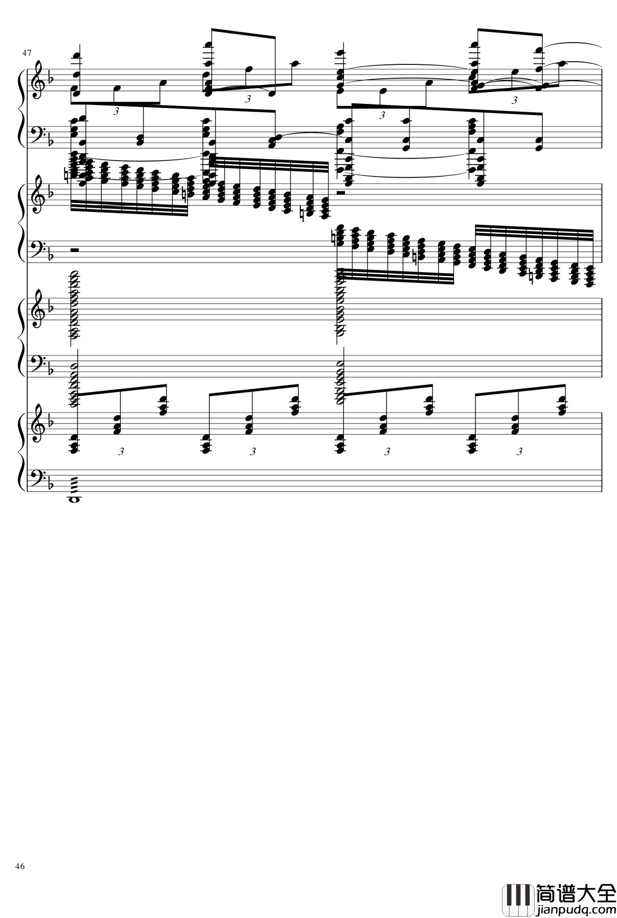 EX死亡华尔兹钢琴谱_熊哥Herobrine暴走