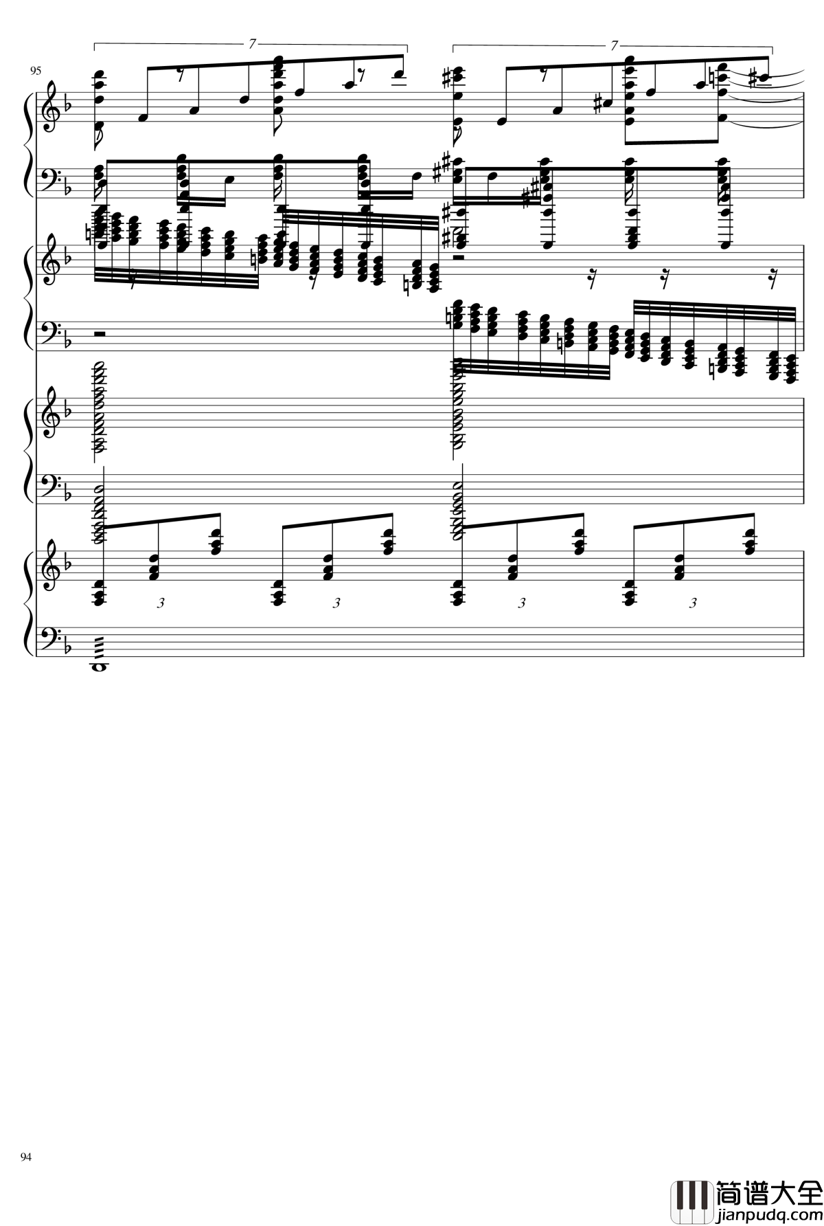 EX死亡华尔兹钢琴谱_熊哥Herobrine暴走