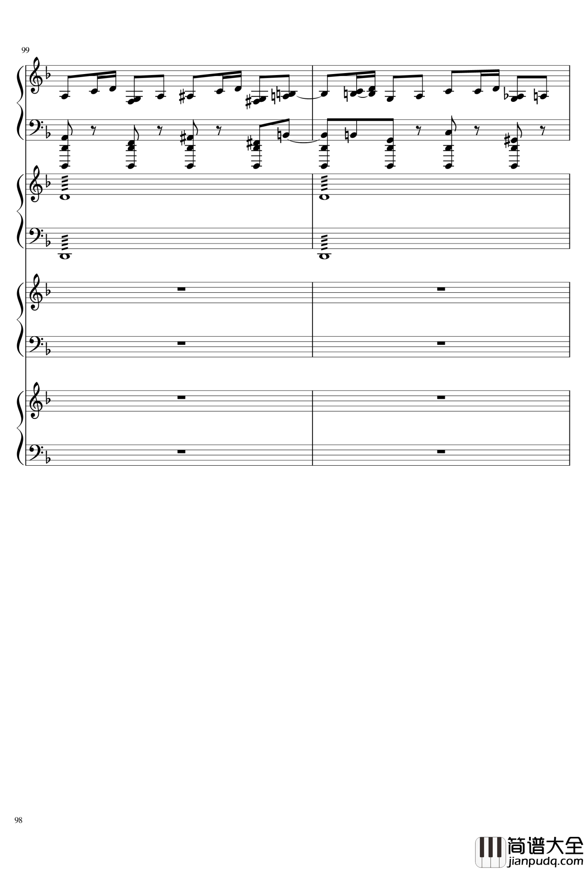 EX死亡华尔兹钢琴谱_熊哥Herobrine暴走