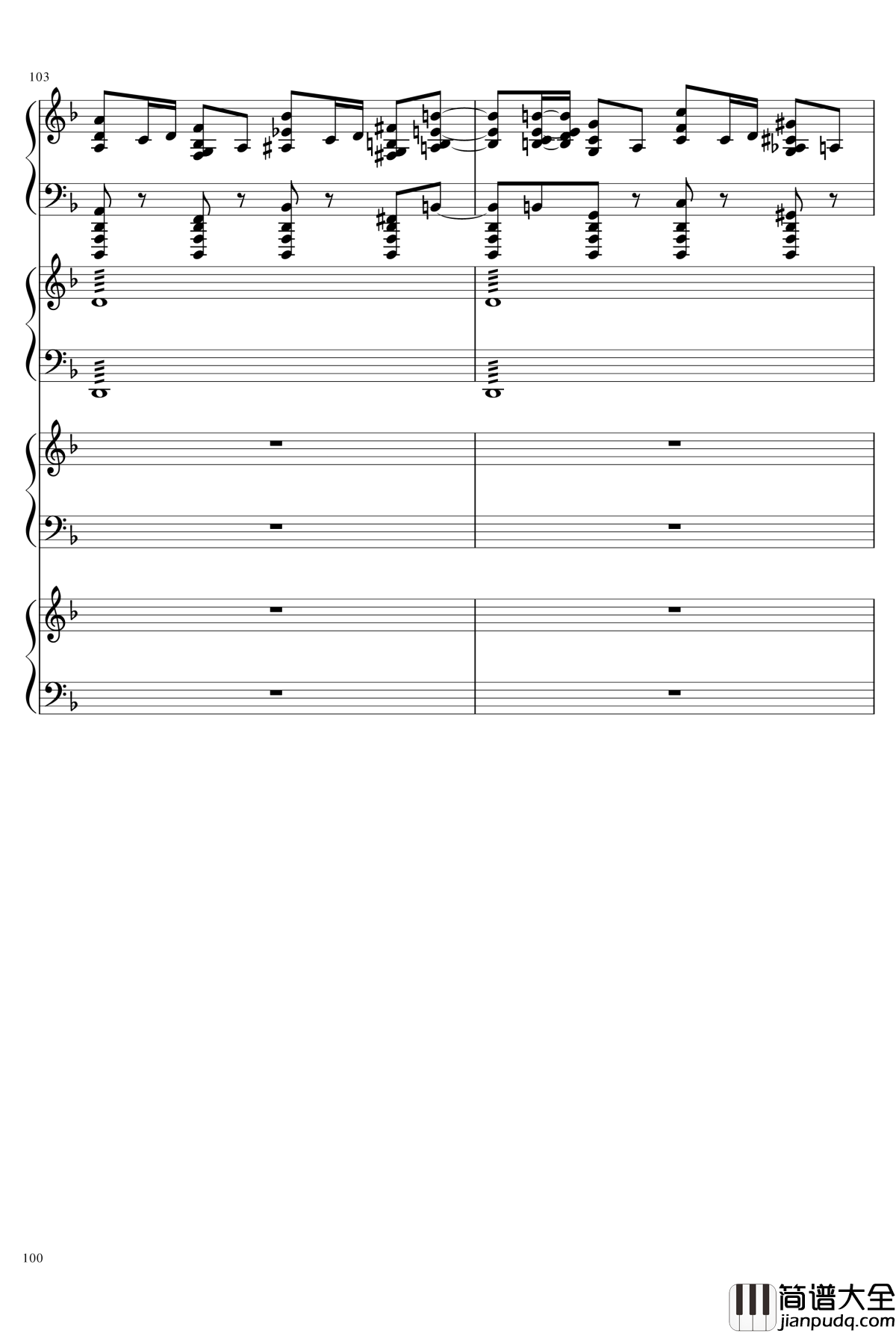 EX死亡华尔兹钢琴谱_熊哥Herobrine暴走