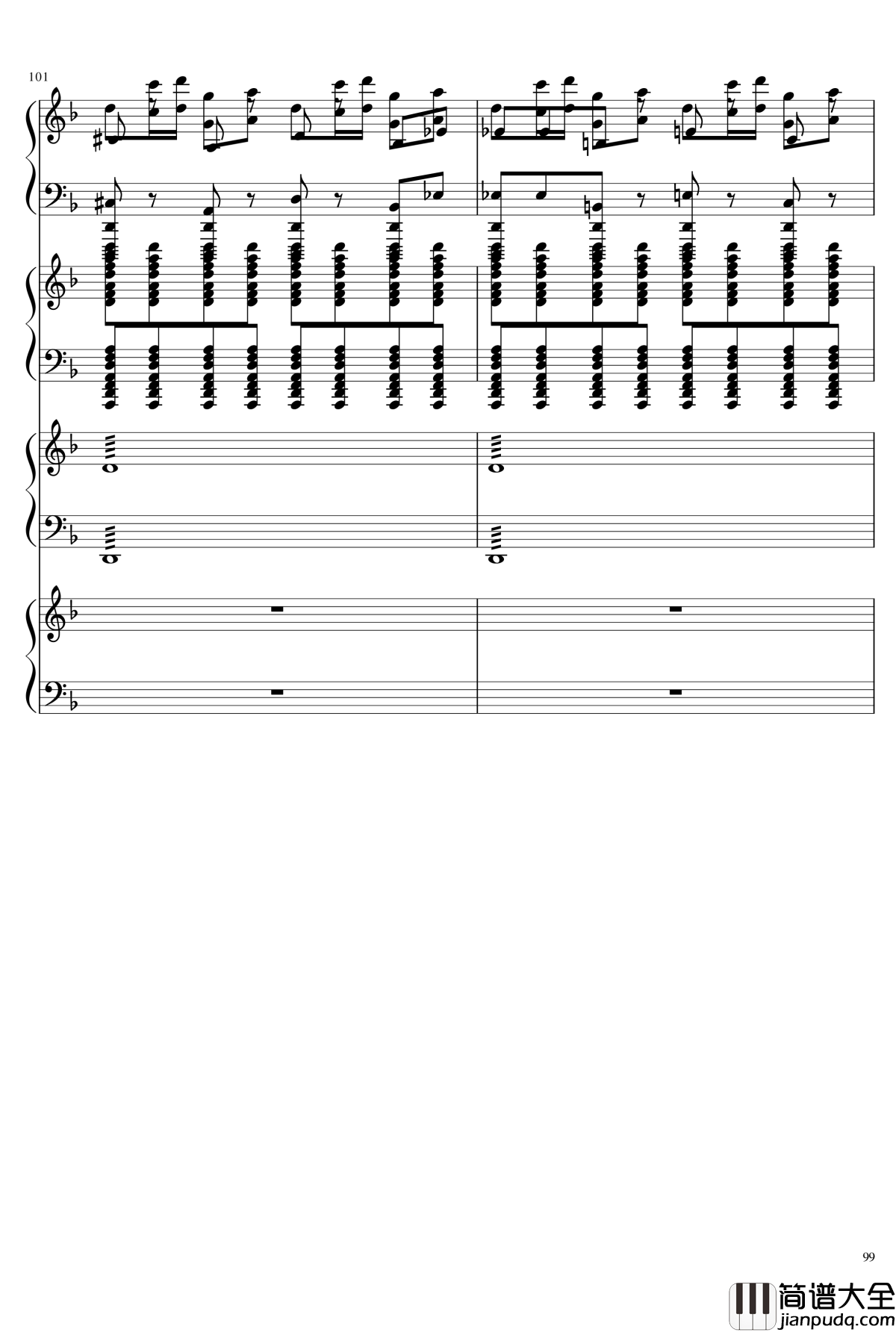 EX死亡华尔兹钢琴谱_熊哥Herobrine暴走