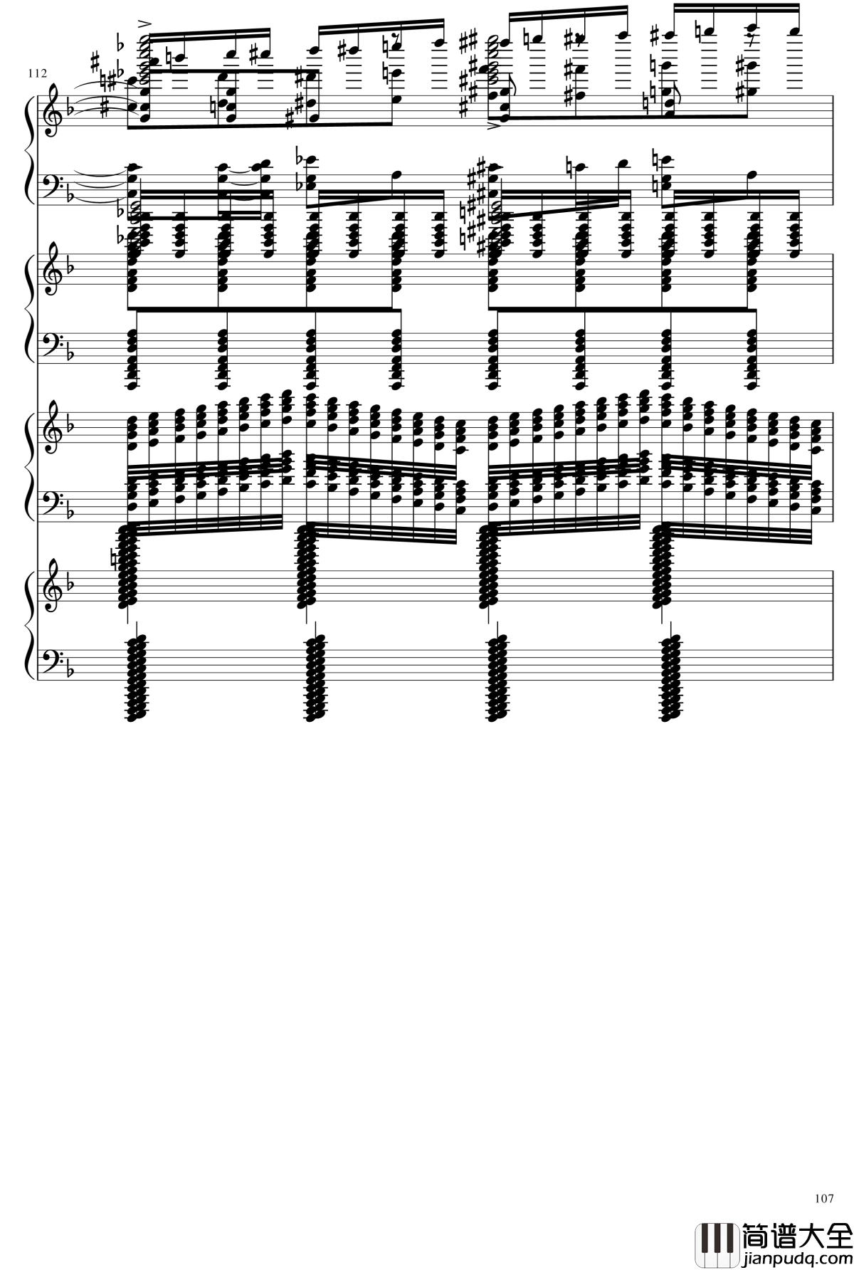 EX死亡华尔兹钢琴谱_熊哥Herobrine暴走