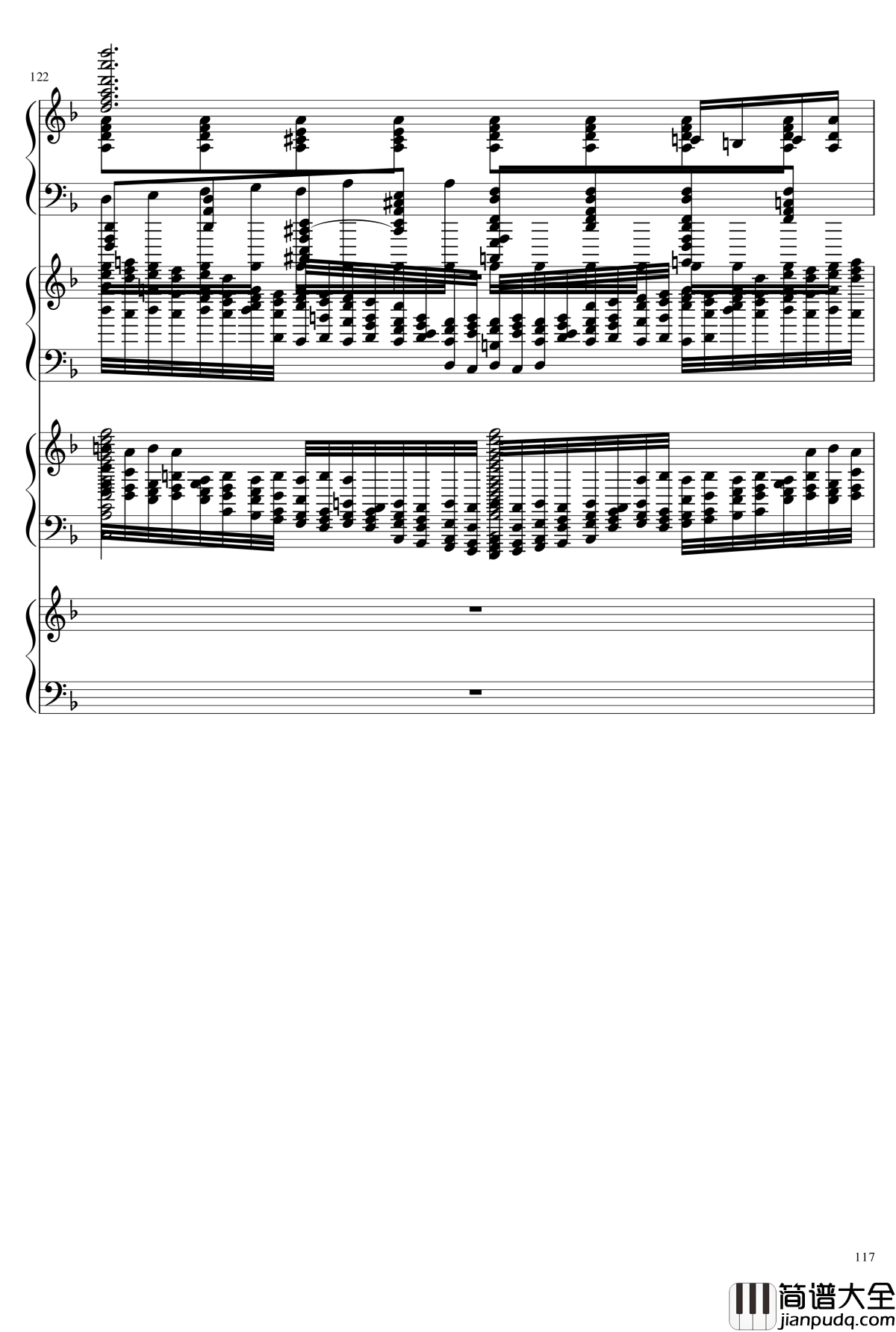 EX死亡华尔兹钢琴谱_熊哥Herobrine暴走