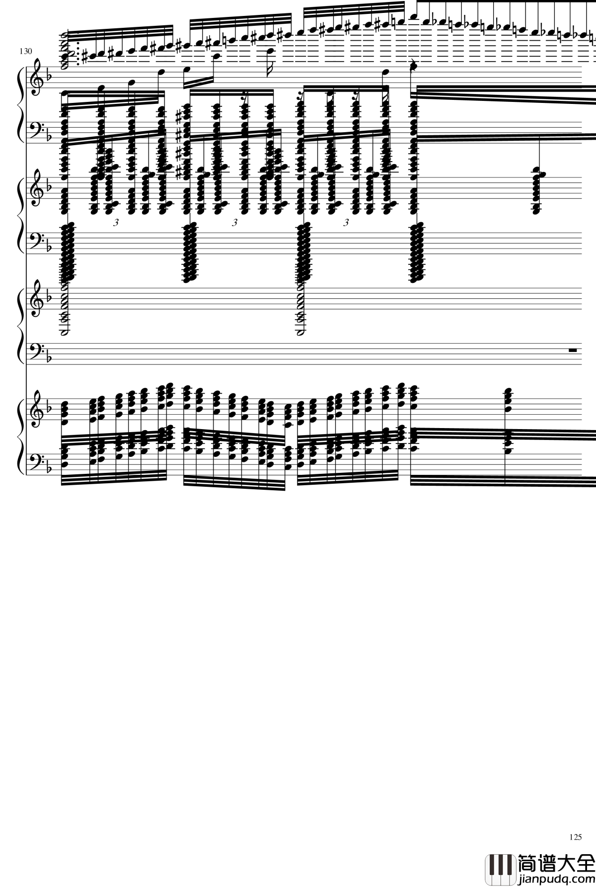 EX死亡华尔兹钢琴谱_熊哥Herobrine暴走