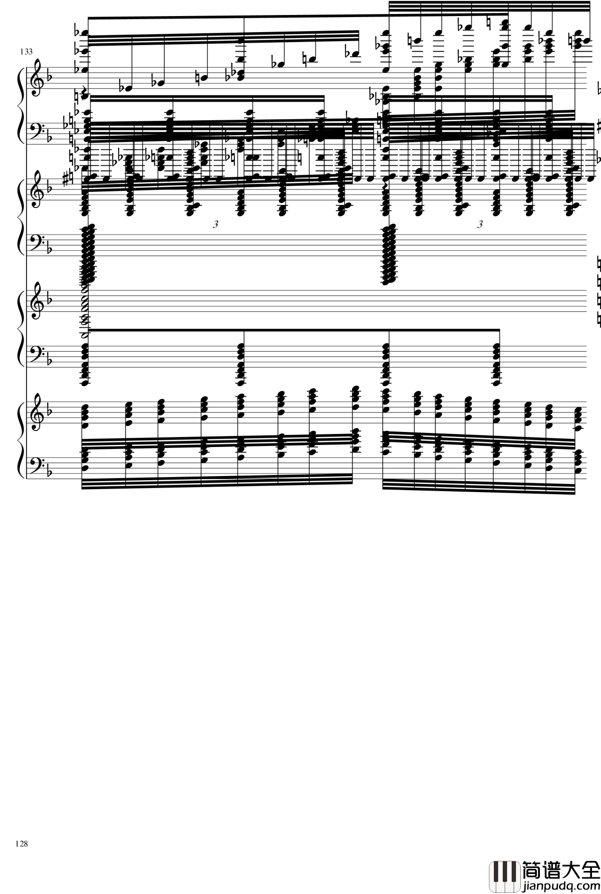 EX死亡华尔兹钢琴谱_熊哥Herobrine暴走