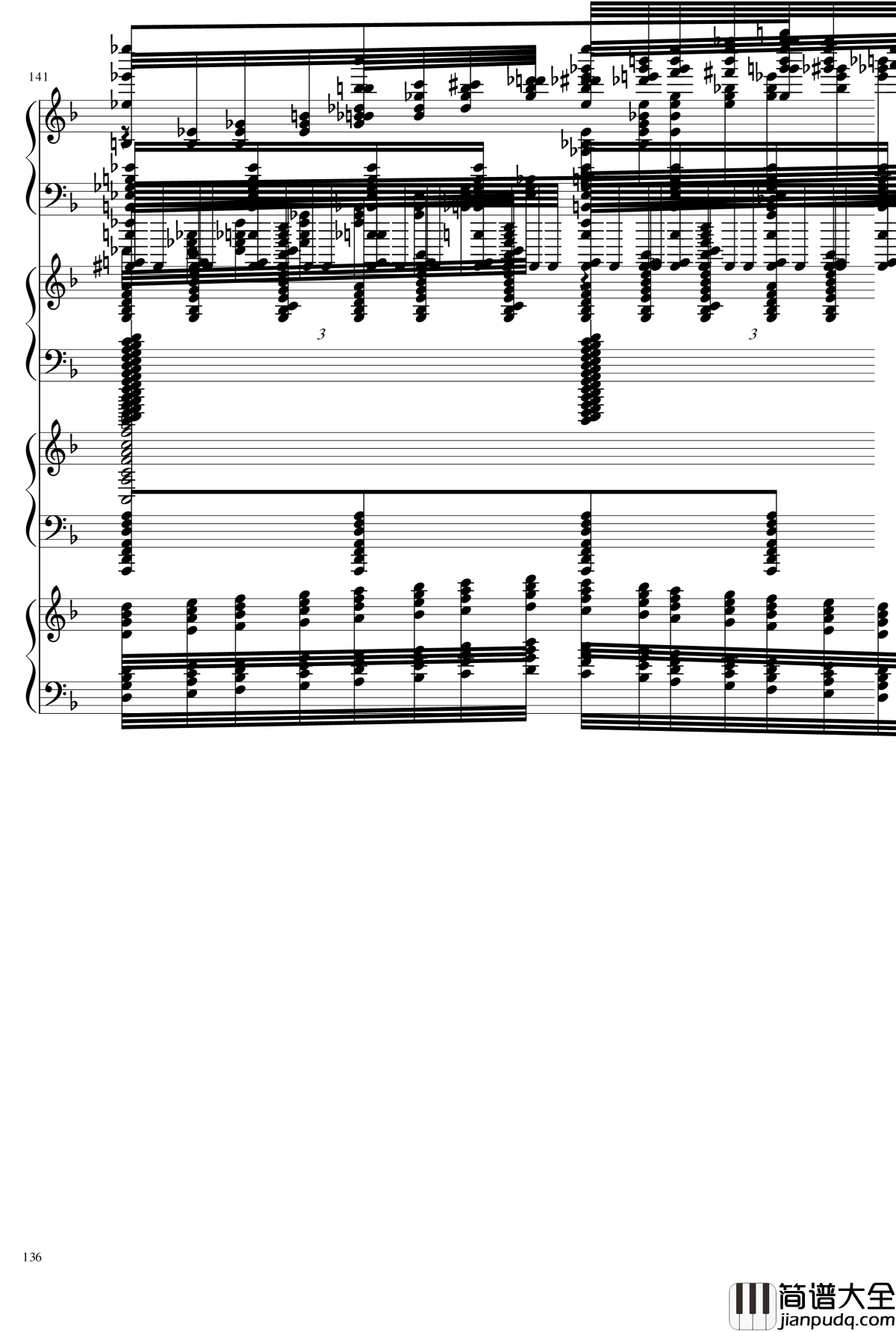 EX死亡华尔兹钢琴谱_熊哥Herobrine暴走