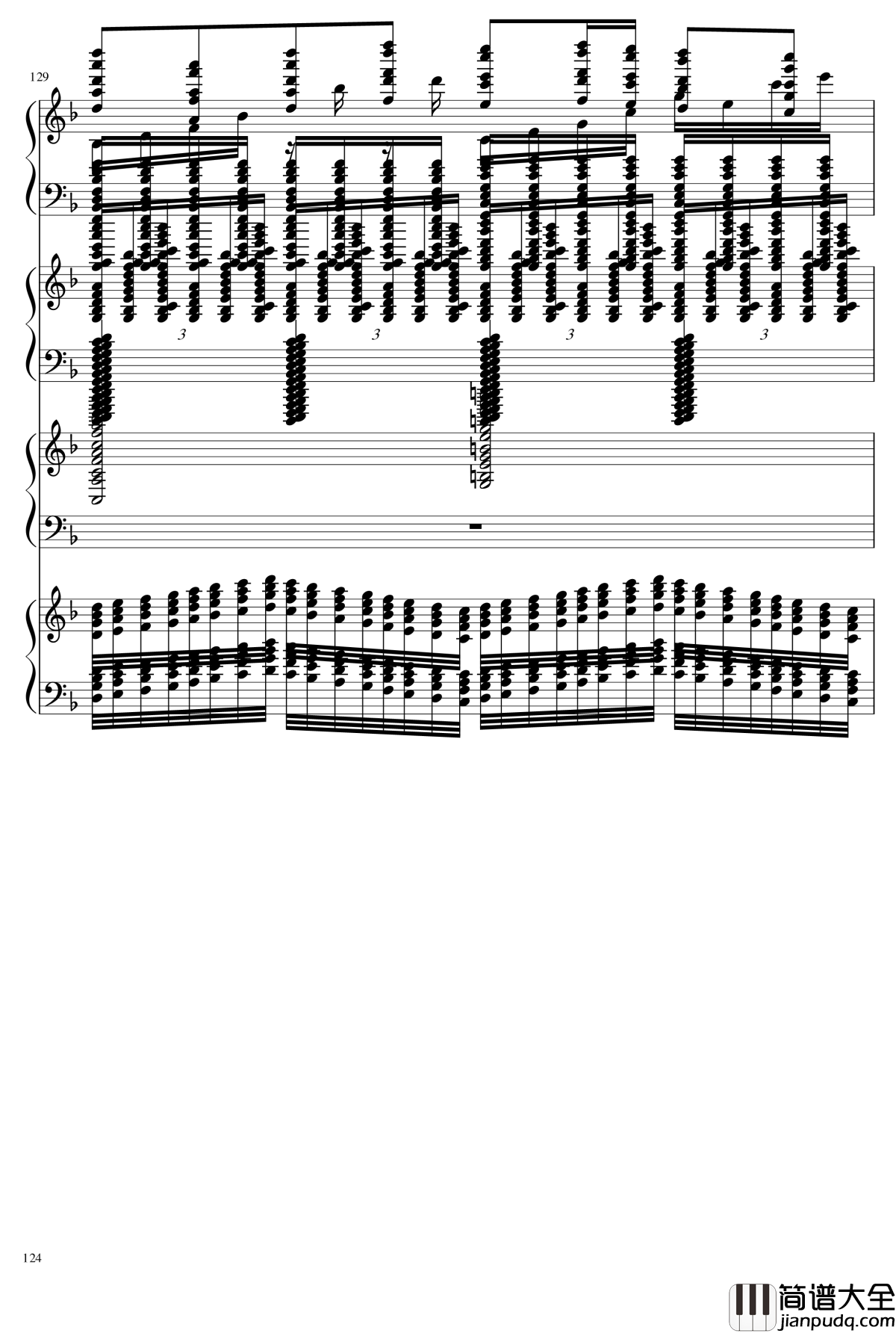 EX死亡华尔兹钢琴谱_熊哥Herobrine暴走